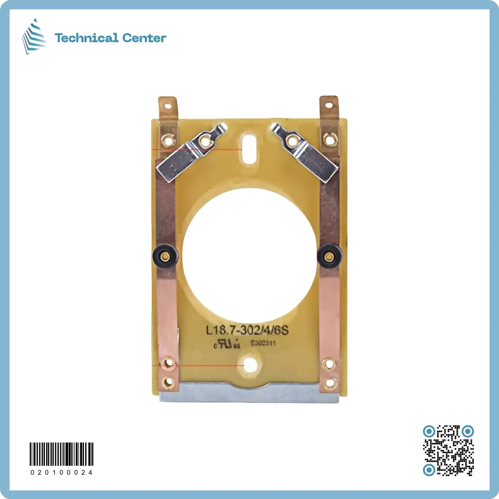 مستطيل (6.2X9)mm(L18.7-302/4/6S)