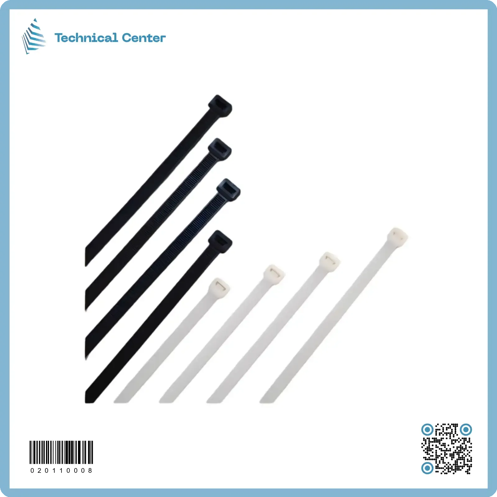 حزام بلاستيك mm(5.0X400) (الكيس=100 ق)