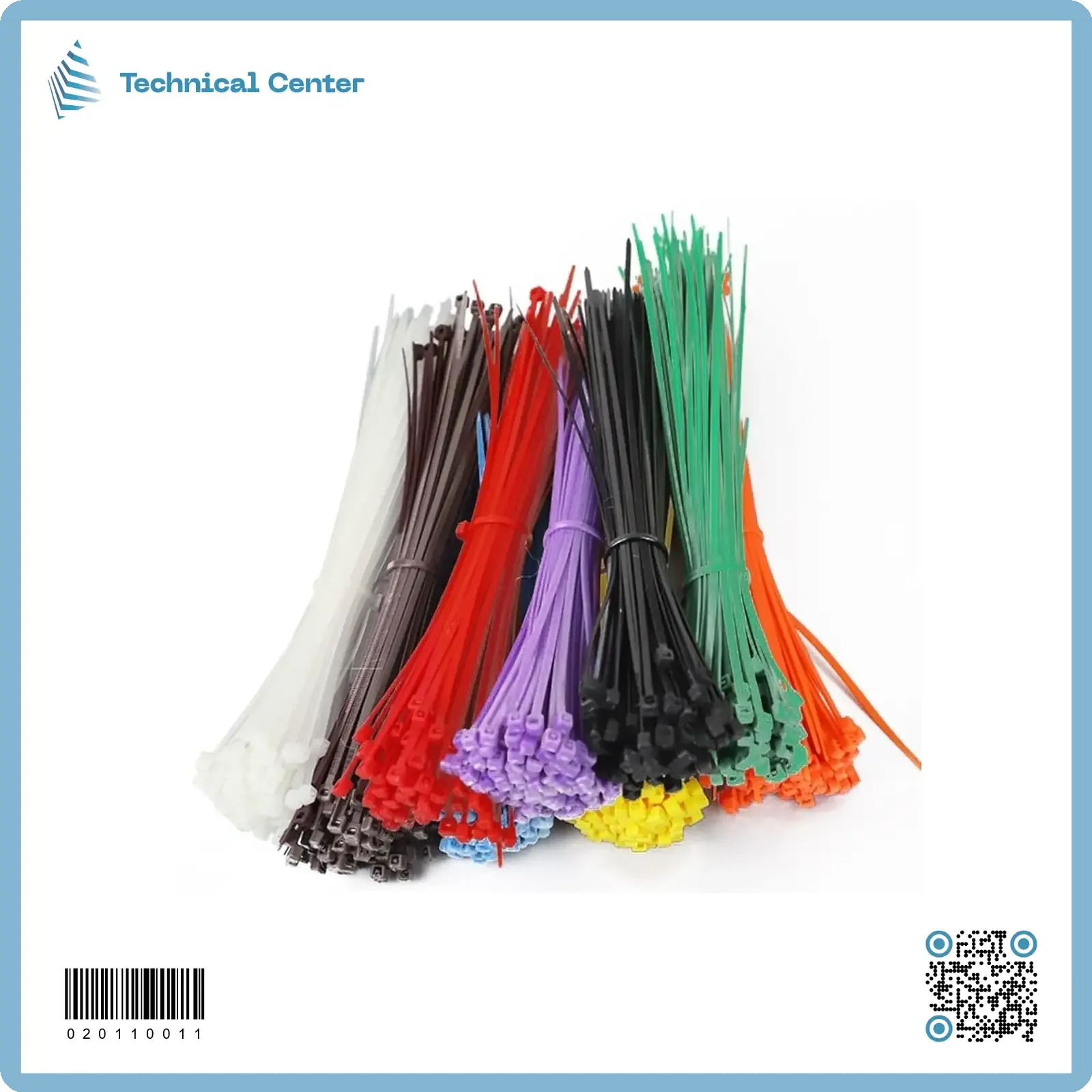 حزام بلاستيك ملون (كيس=100ق)