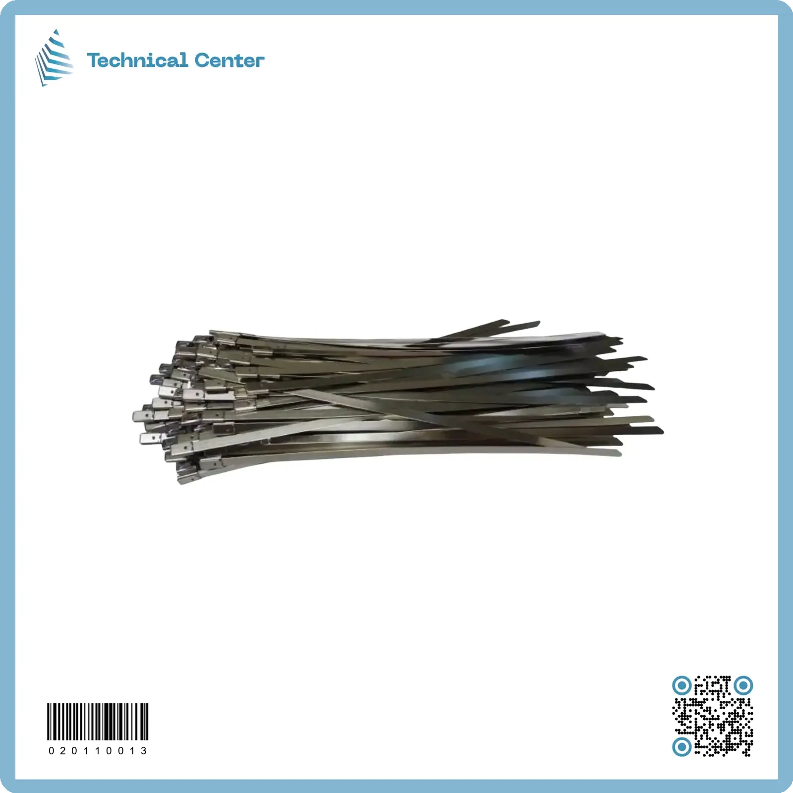 حزام ستانلس ستيل  mm(4.6X300) (الكيس=50 ق)