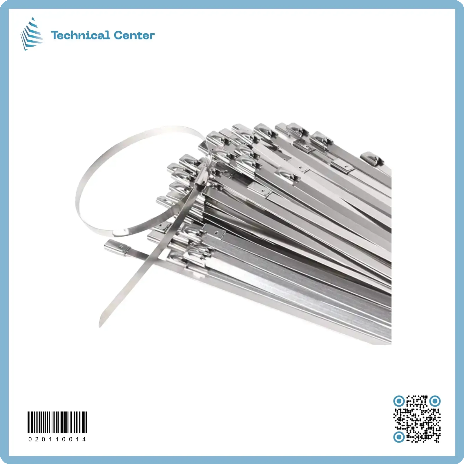 حزام ستانلس ستيل  mm(4.6X600) (الكيس=50 ق)