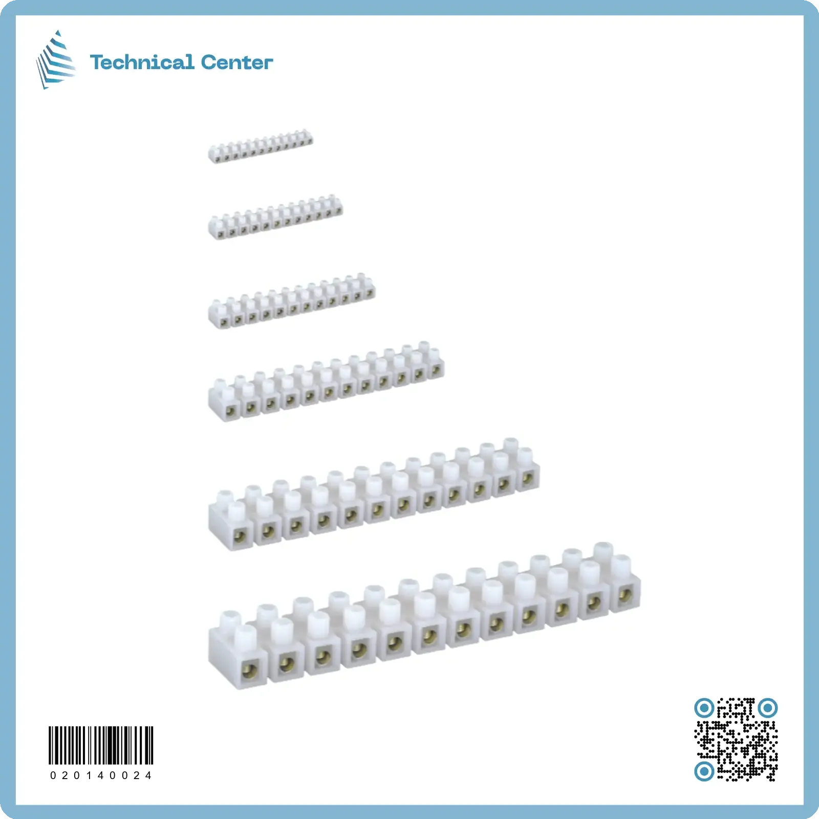 كونكتر شريط بلاستيك (10A)(10mm)