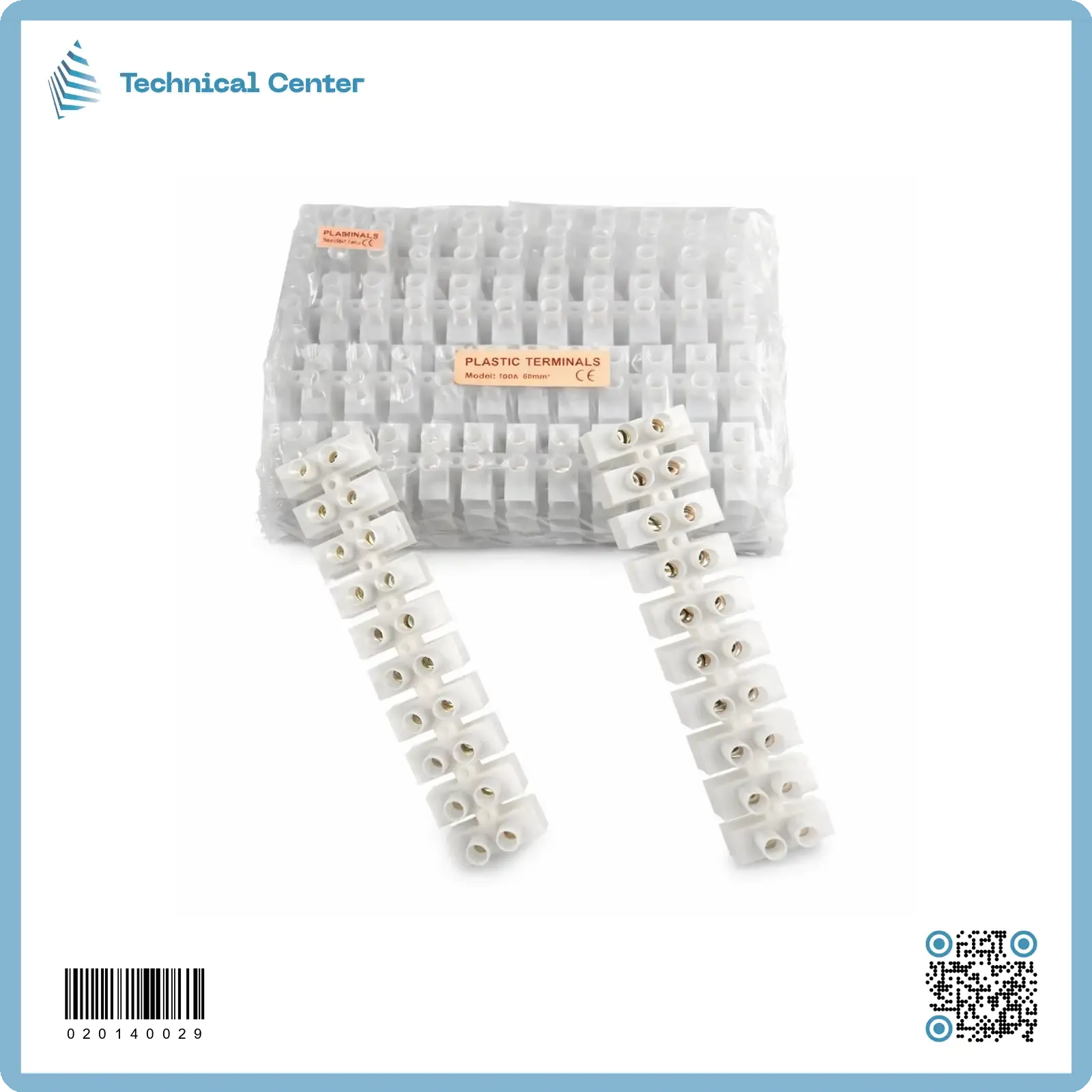 كونكتر شريط بلاستيك (150A)(50mm)