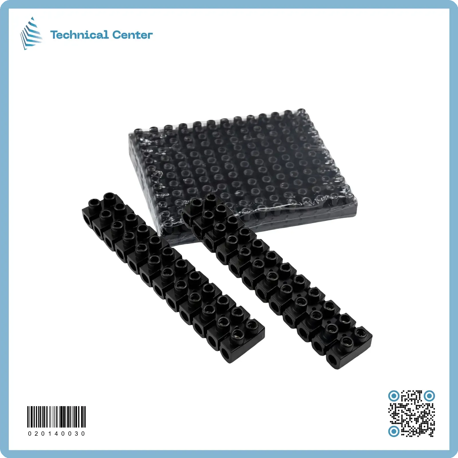 كونكتر شريط بلاستيك (150A)(50mm)اسود