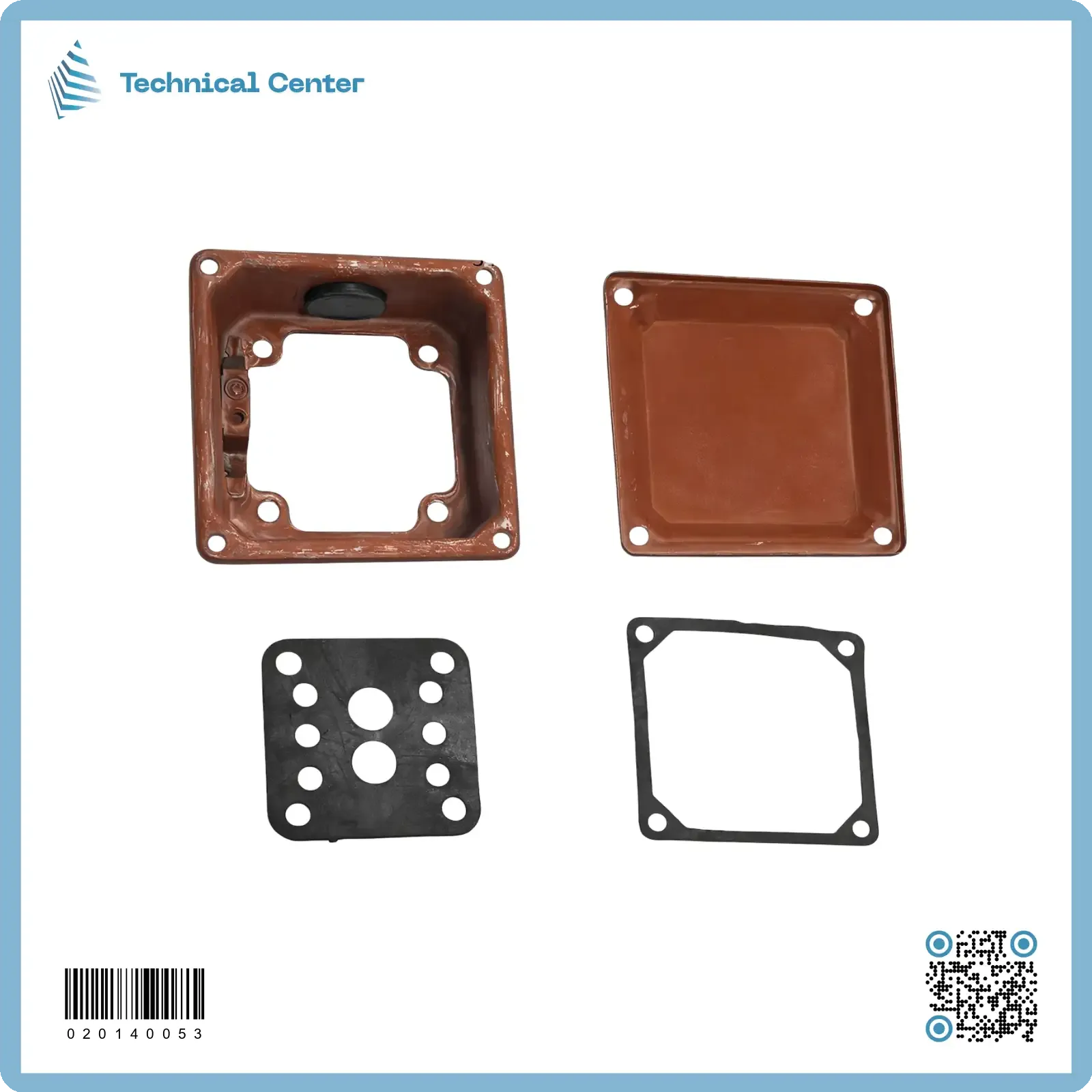 بوكس وايرات معدني - (90X90)