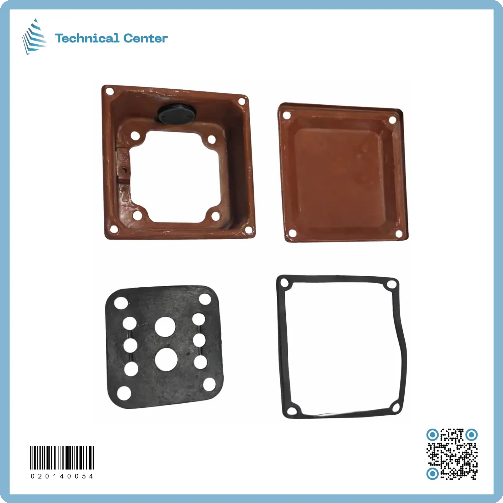 بوكس وايرات معدني - (90X94)