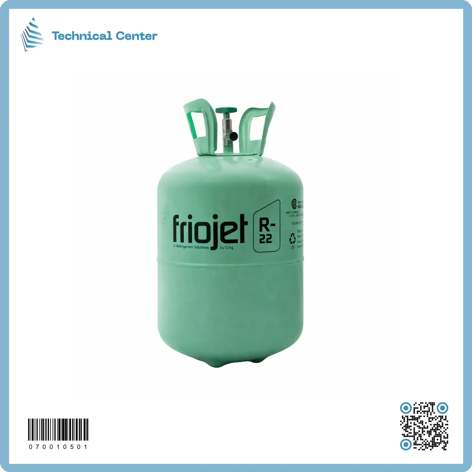 غاز فريون (R22-13.6kg)(فريوجت فرنسي)