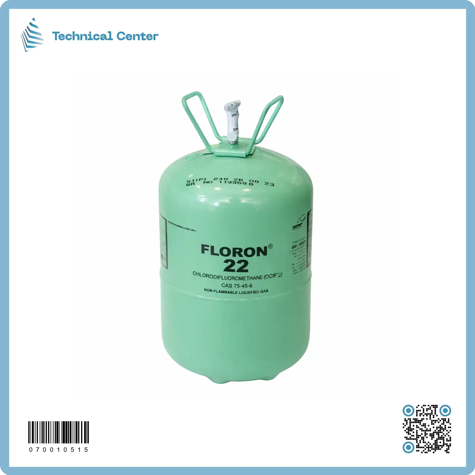 غاز فريون (R22-13.6kg)(فلورون)