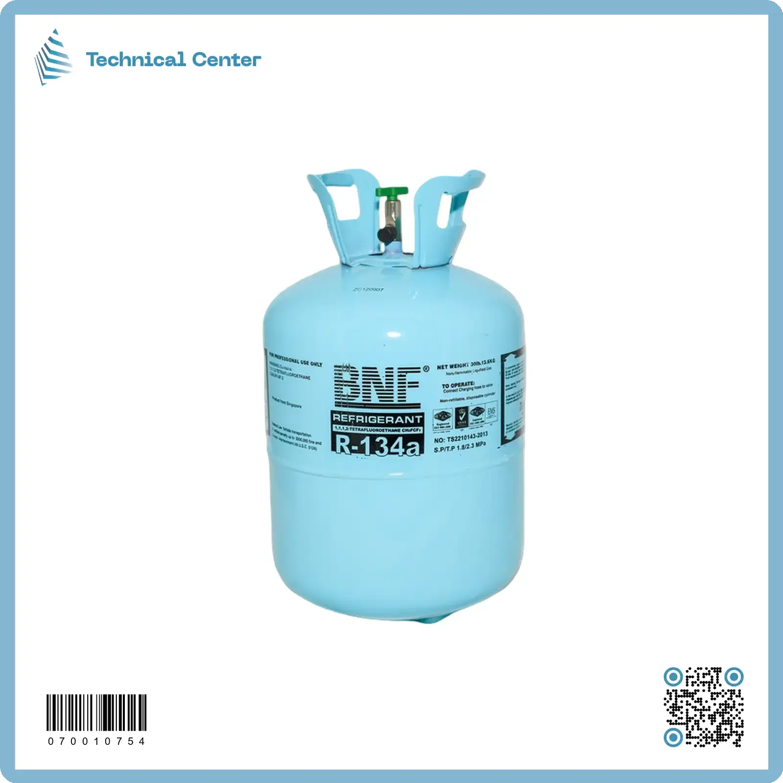 غاز فريون (R134-13.6kg)(BNF)