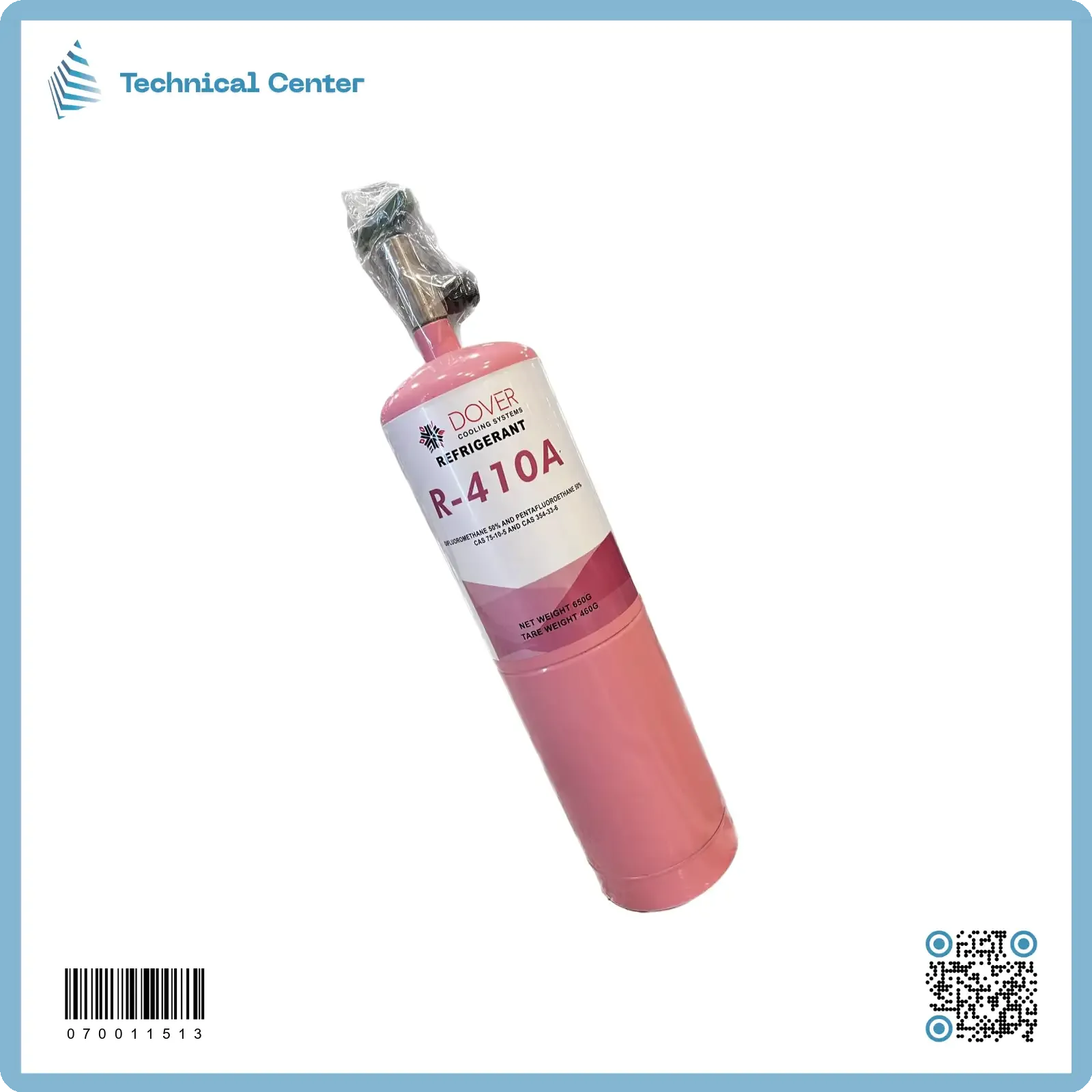 غاز فريون (R410-0.65kg)(DOVER)