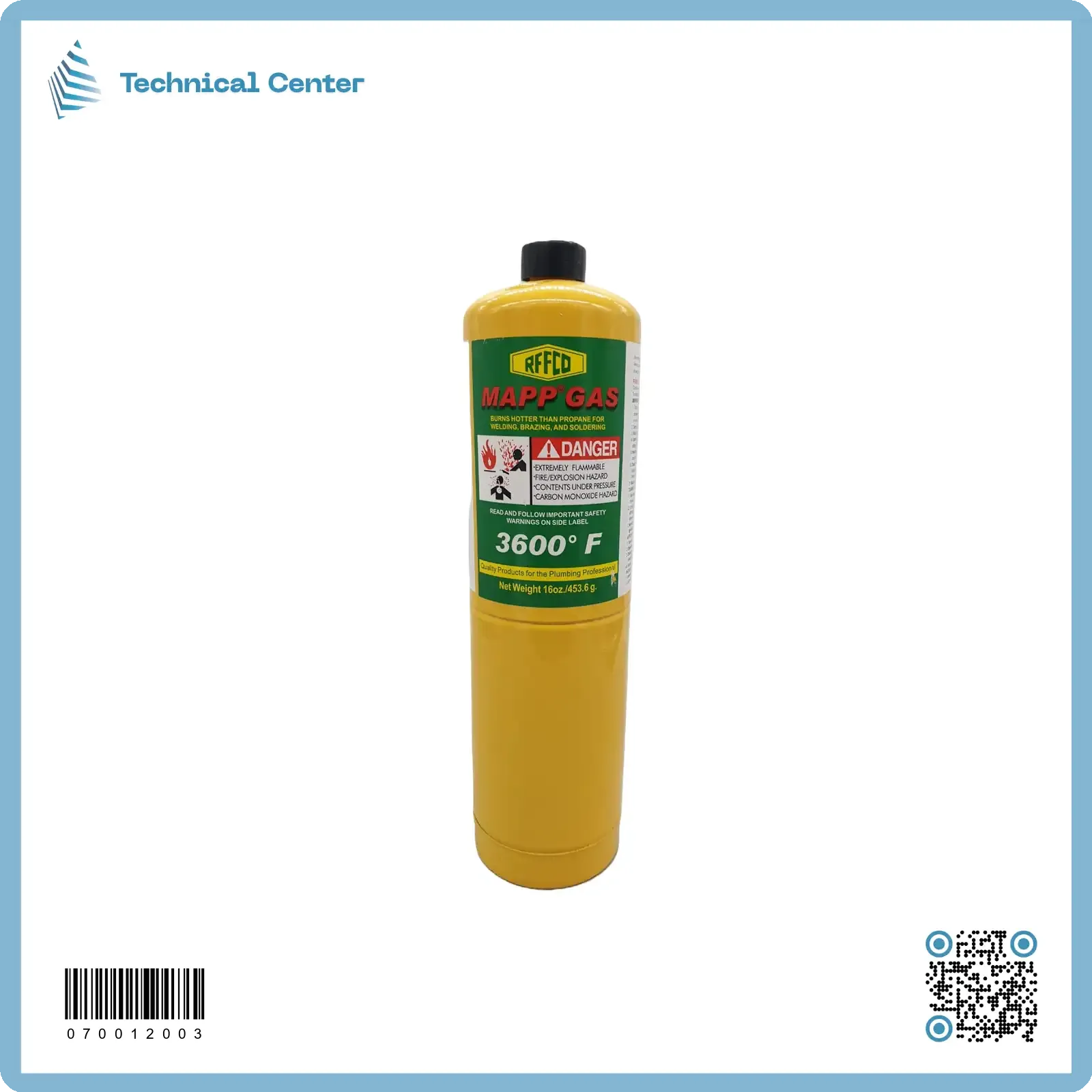 غاز اوكسجين (MAPP-450gr)(------)