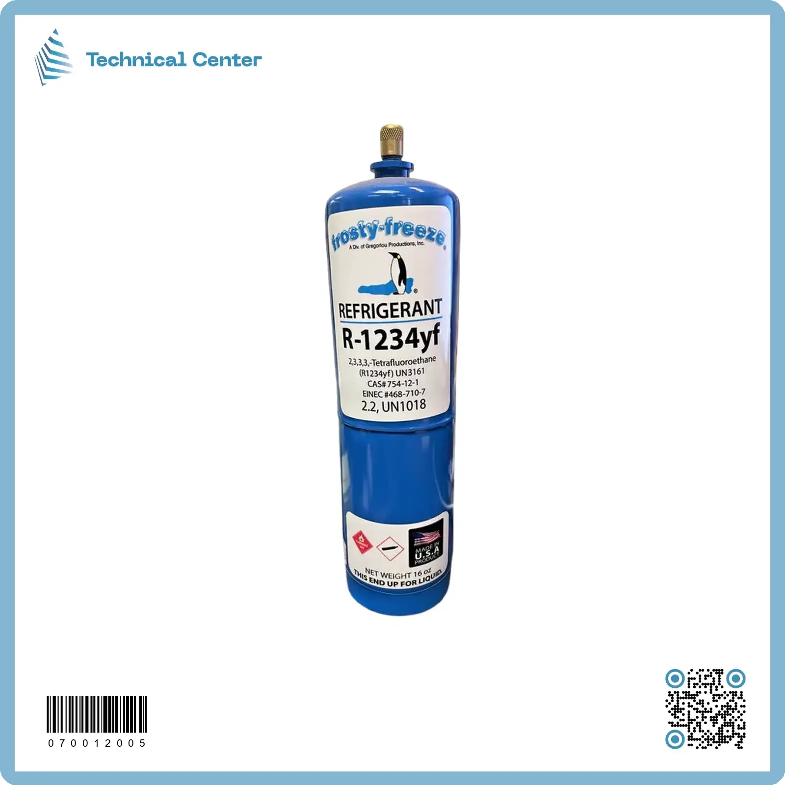 غاز فريون (R1234-1.0kg)(فريوجت)