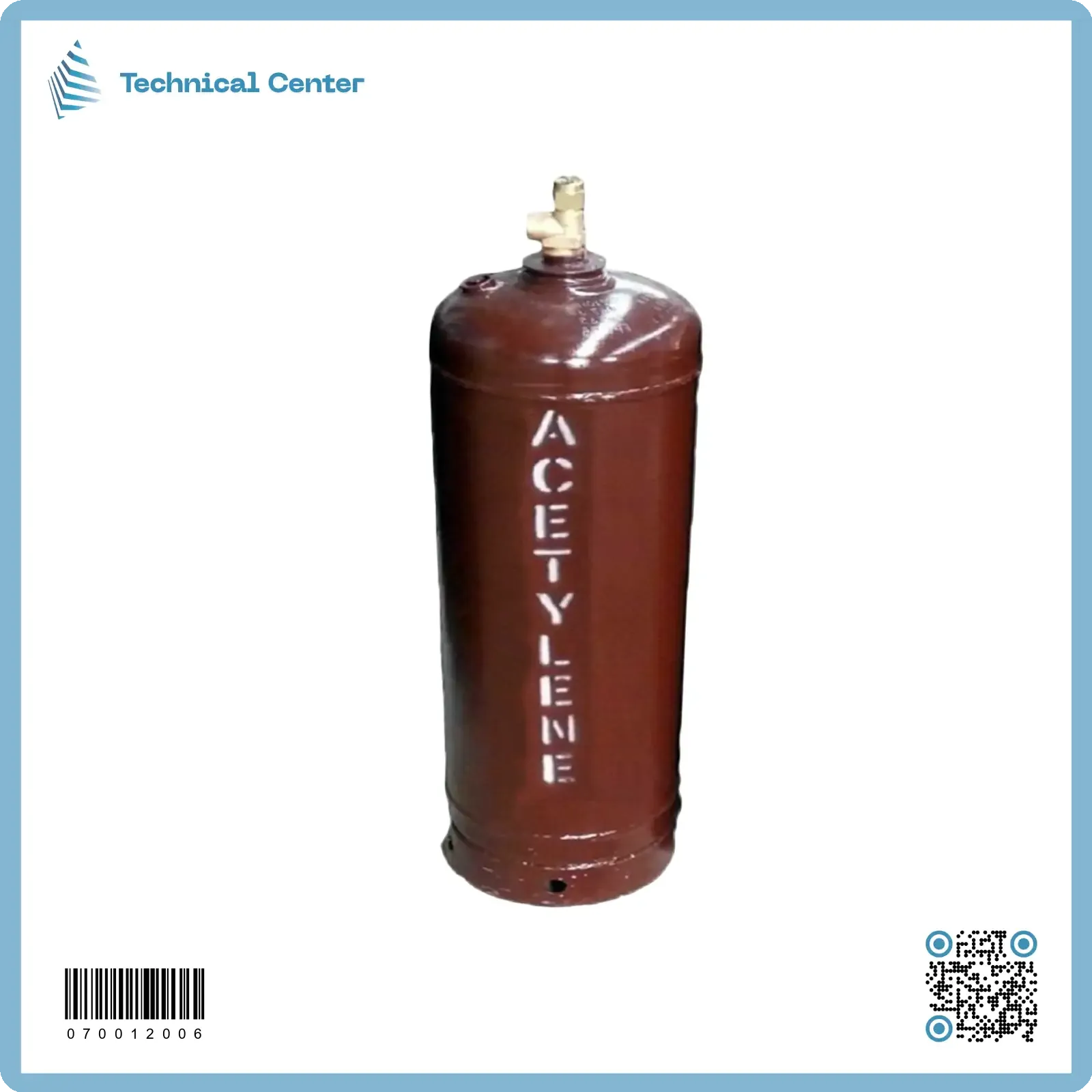 قنينة غاز اسيتيلين مملوئة (ضغط110)