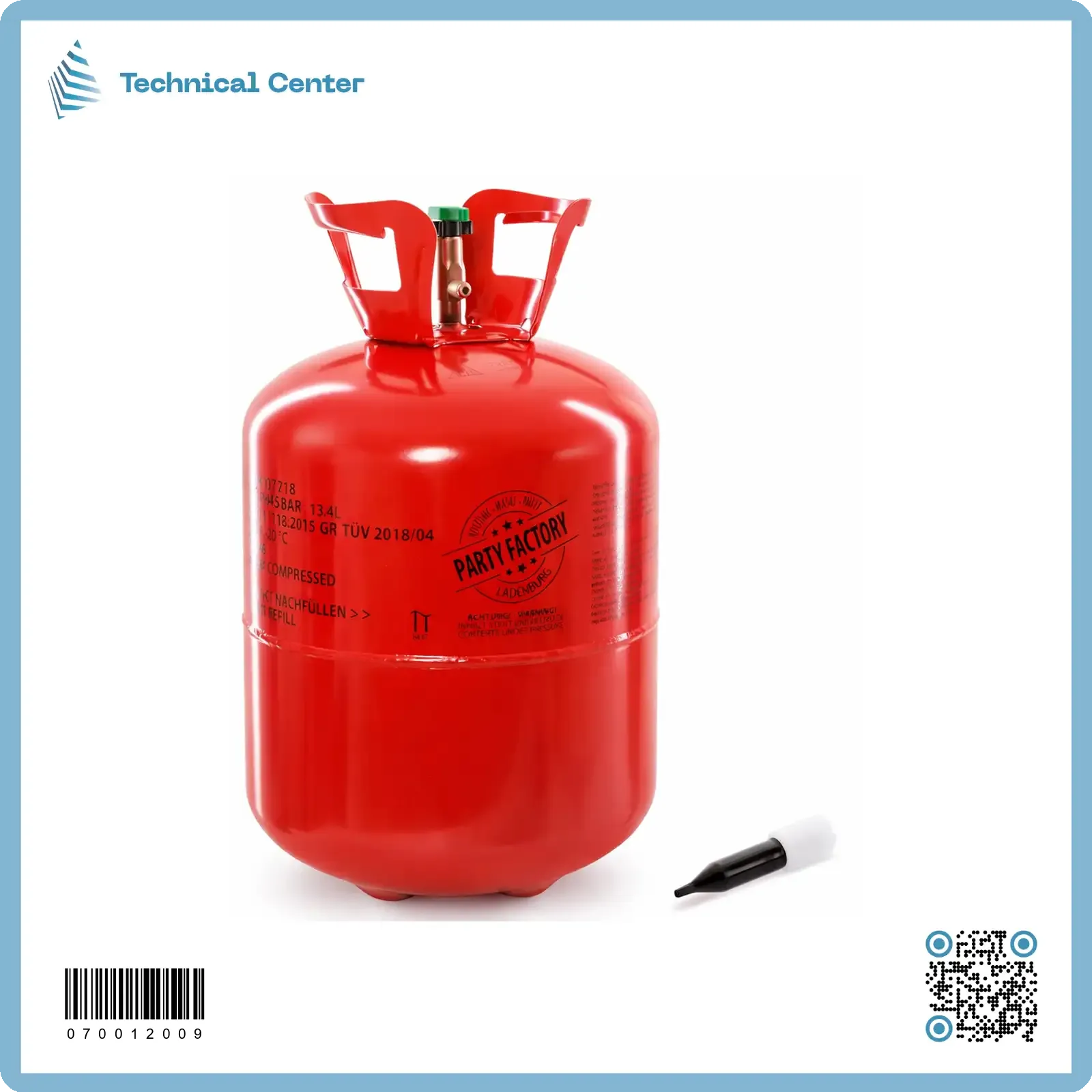 غاز هليوم (40 بالون)