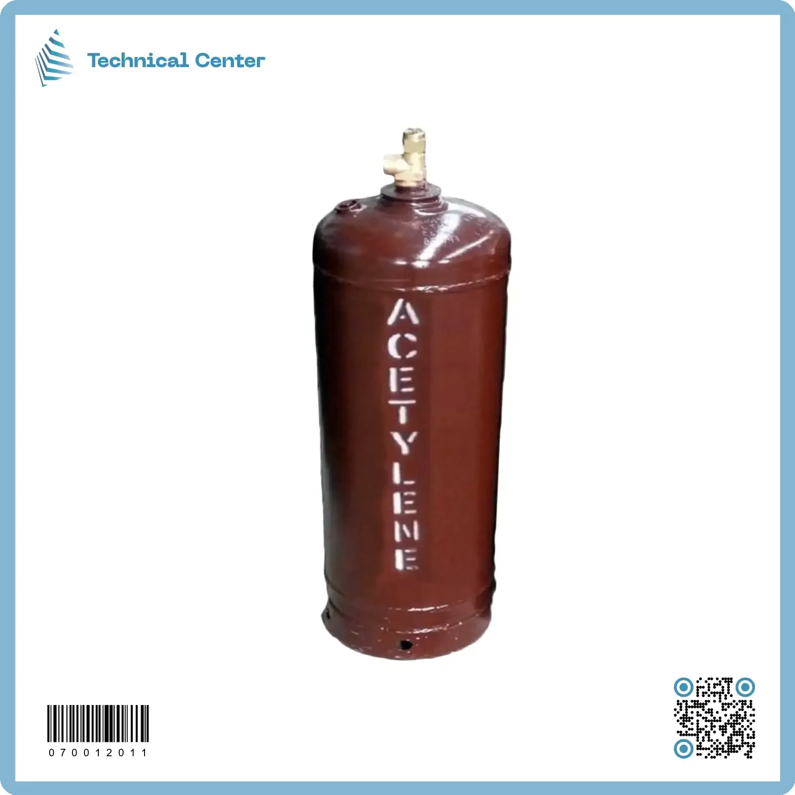 قنينة غاز اسيتيلين فارغة