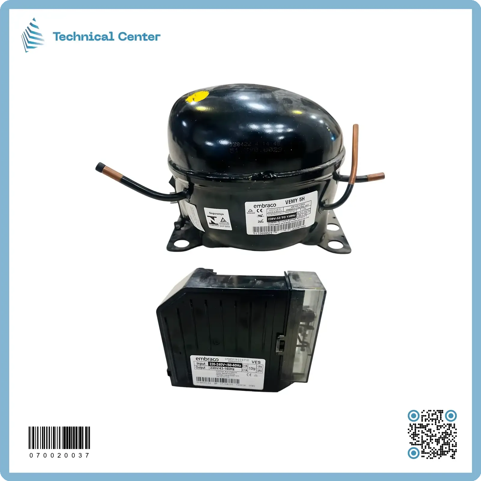 كومبرسر(¼) امبراكو انفيرتر5H