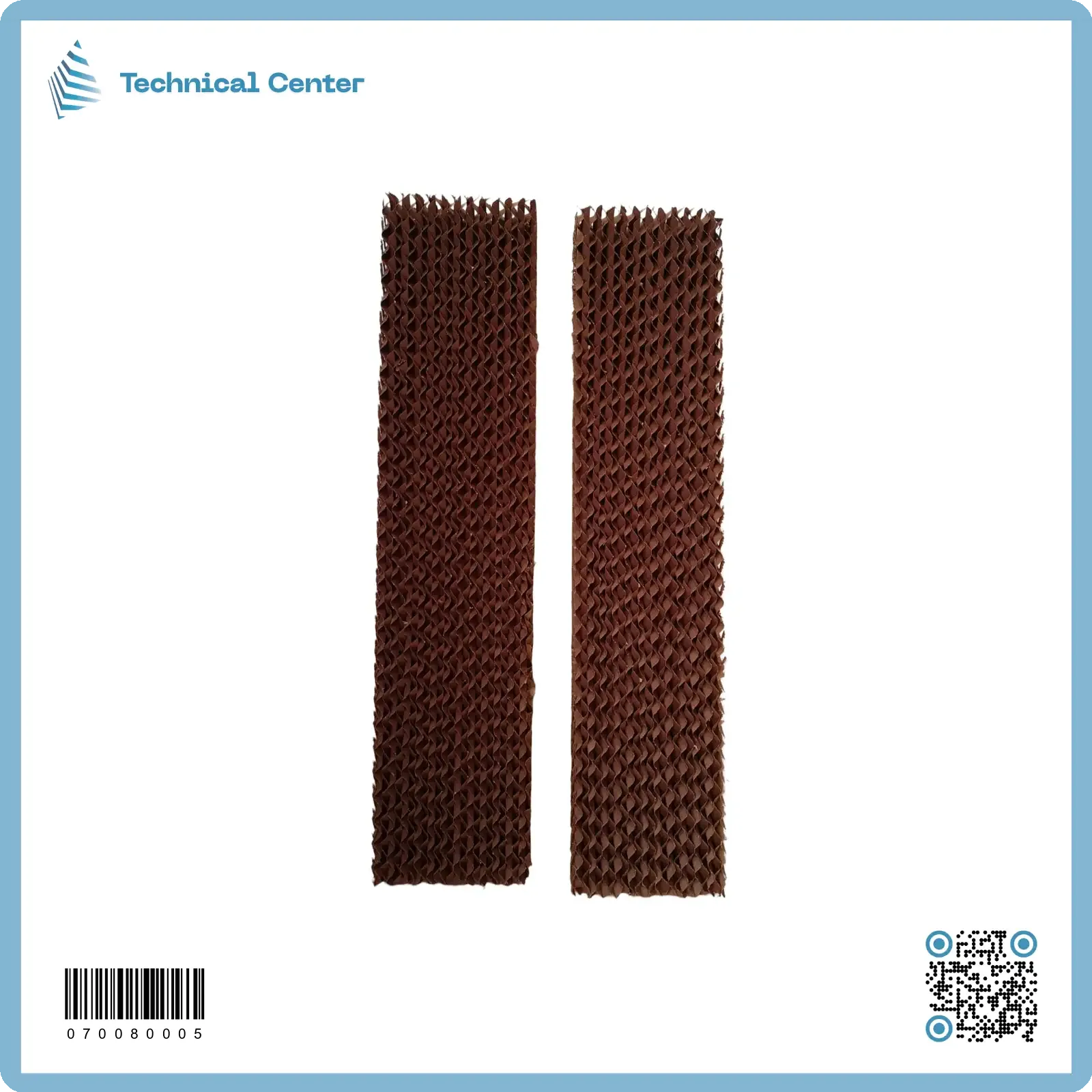 حلفا مبردة نوفا سليلوز (5X15X70) سم (زوج)