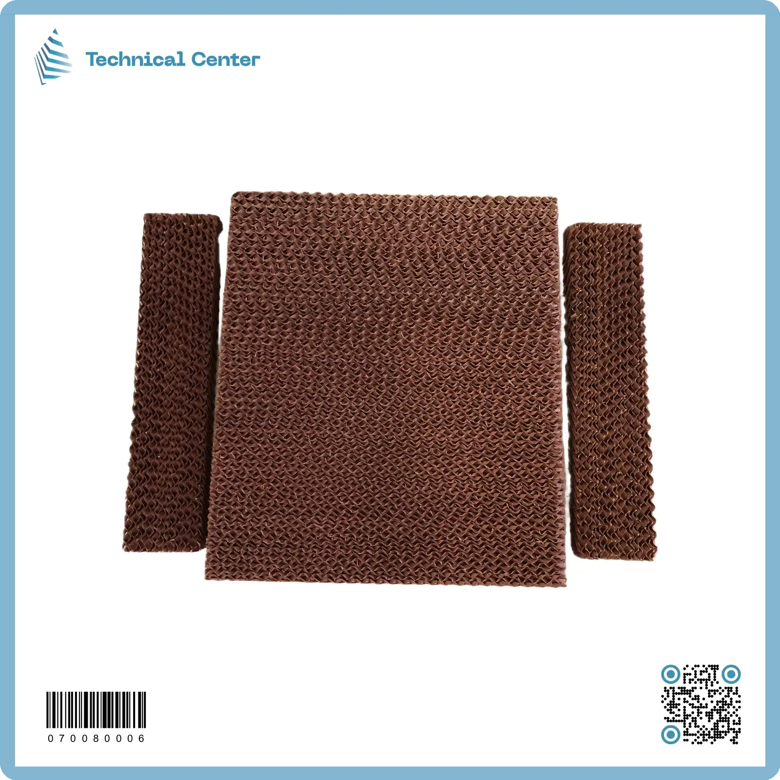 حلفا مبردة نوفا سليلوز (7X80X70) سم (قطعة)+2 قطعة جانبية