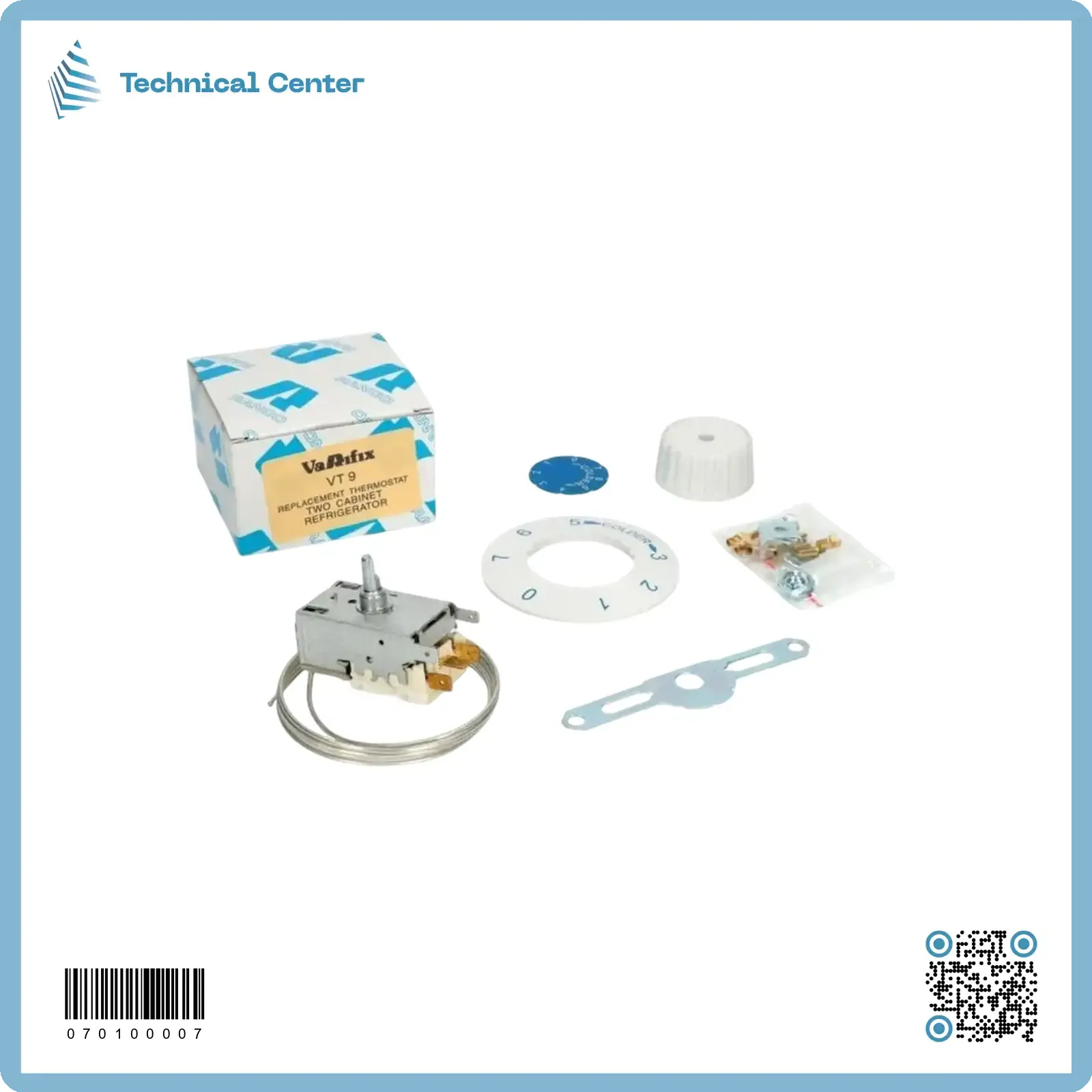 اوتوماتيك VT9 اصلي (3 اقطاب ثلاجة بابين)