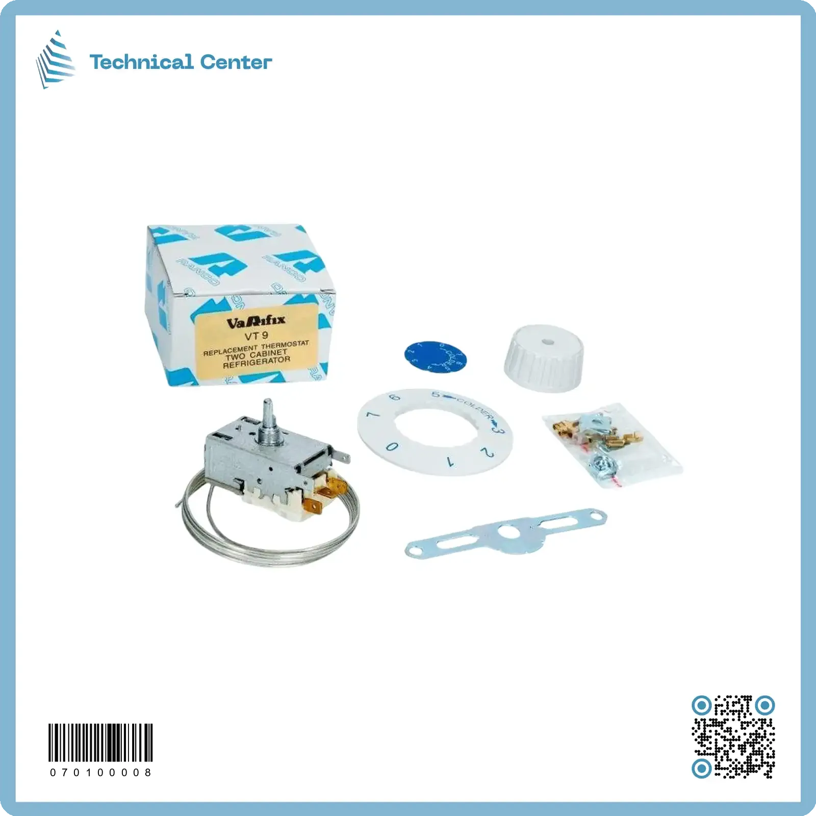 اوتوماتيك VT9 (3 اقطاب ثلاجة بابين)