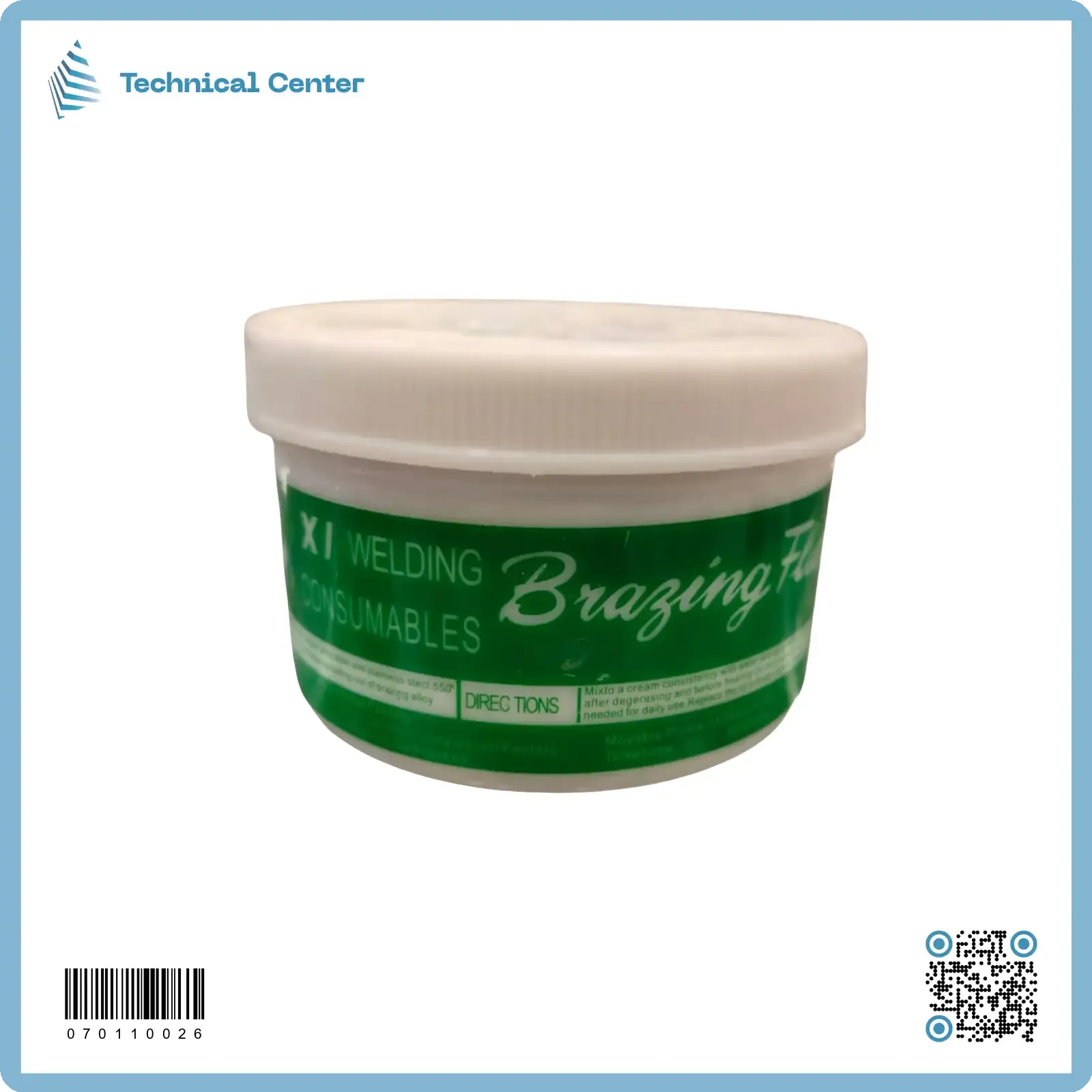 مساعد لحام سلفروبراص اخضر صيني XI  (250 غم)