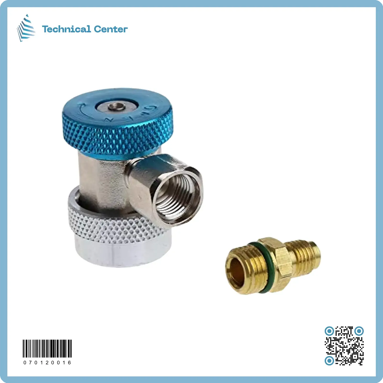 قفل سيارات تك ازرق (R134-QC-L)