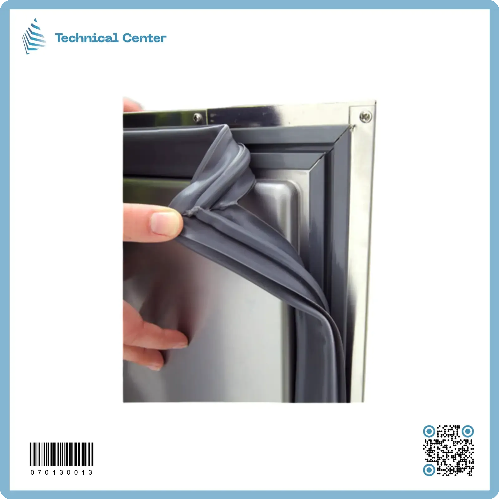 لاستيك باب ثلاجة  رفيع(22ملم)+ مغناطيس (م)