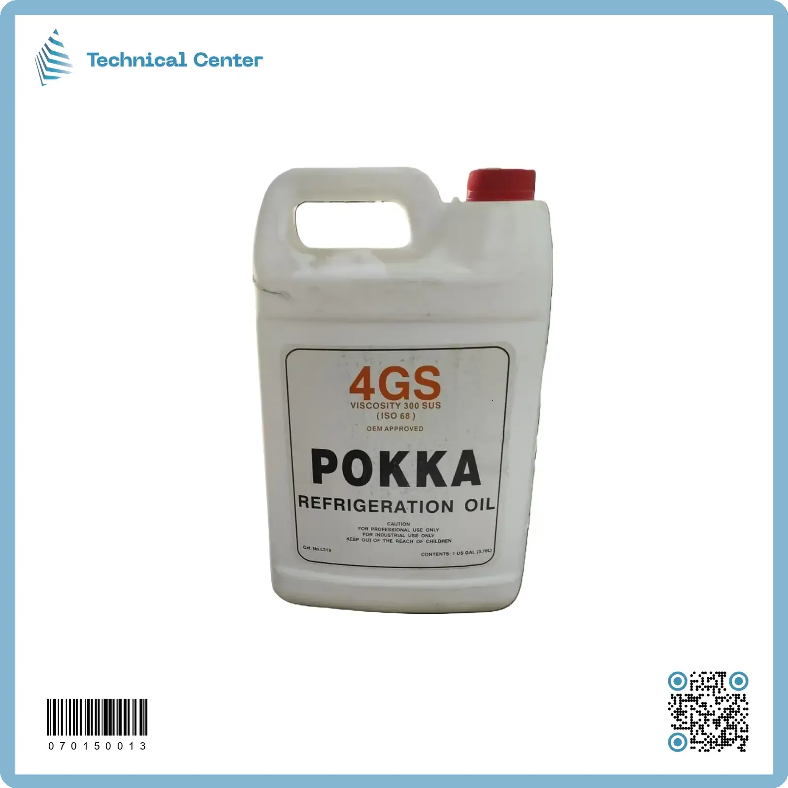 زيت تبريد علبة بيضاء 4 لتر(POKKA-4GS)