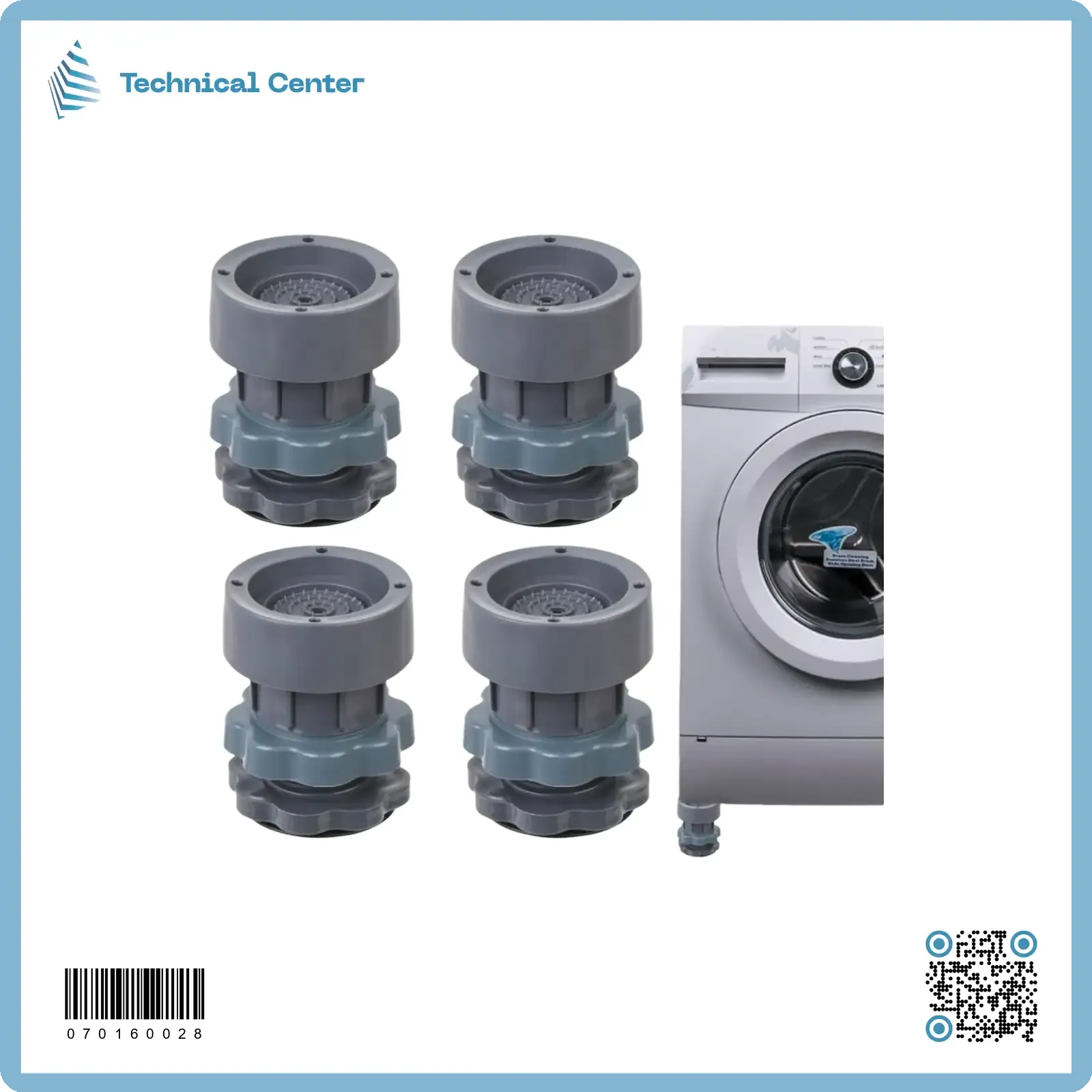 قاعدة غسالات سيت 4 قطع برغي