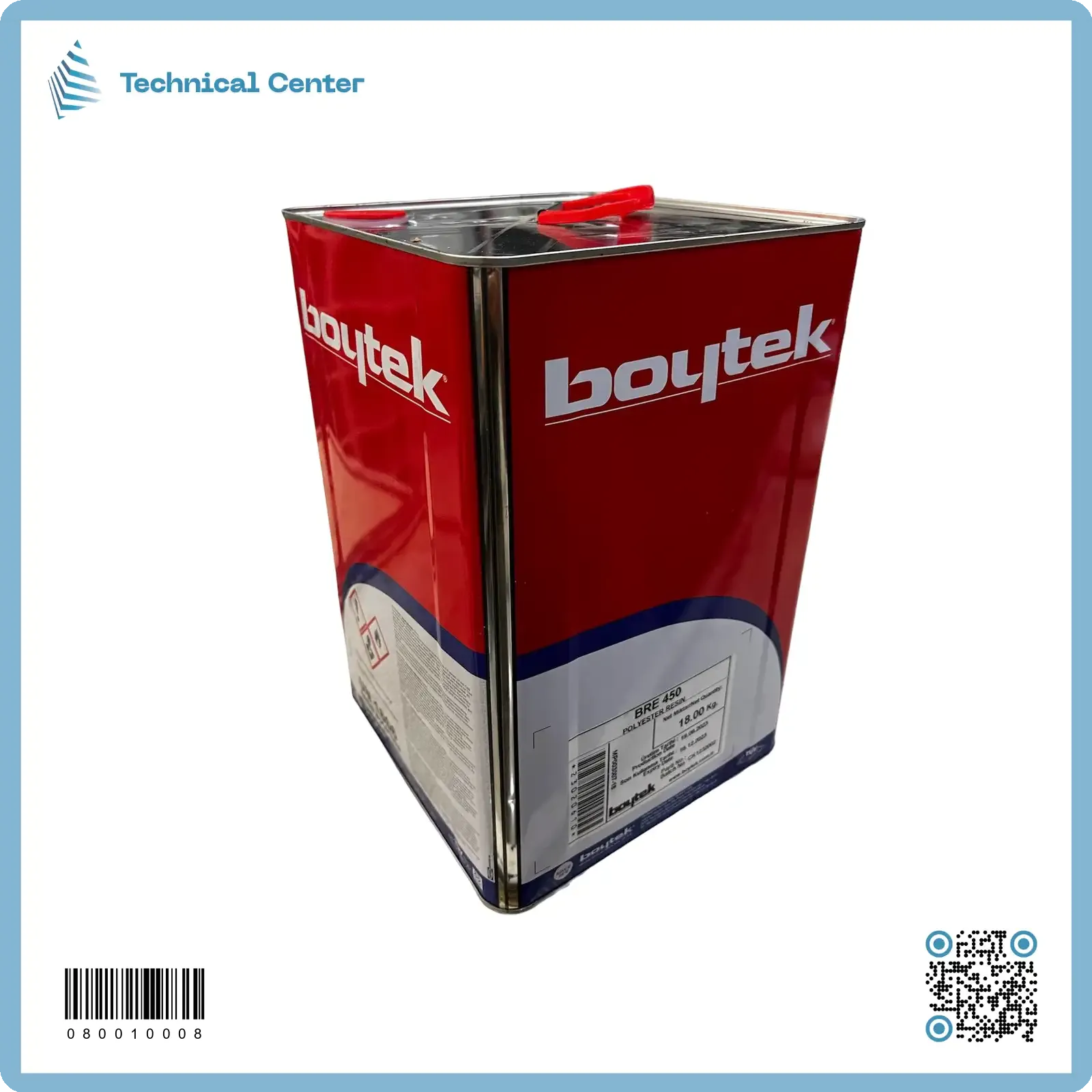 رزن فايبركلاس تركي (تنكه حمراء 18kg)