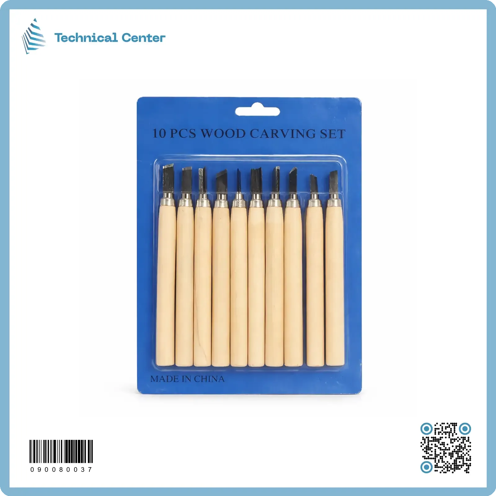 سيت شفرات نقش على الخشب (10 ق)