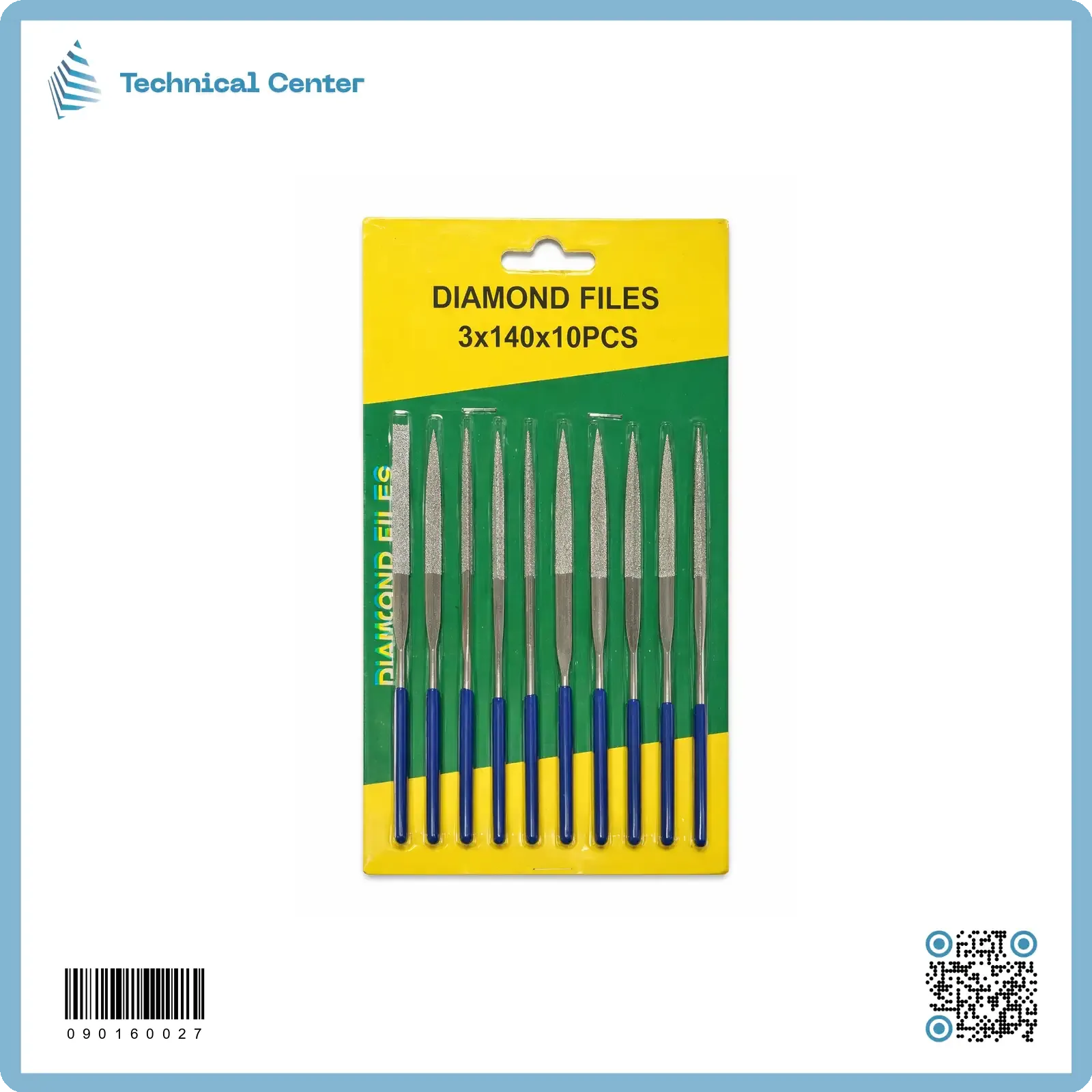سيت مبرد الماس 10 قطع (Diamond files)(3X140mm)
