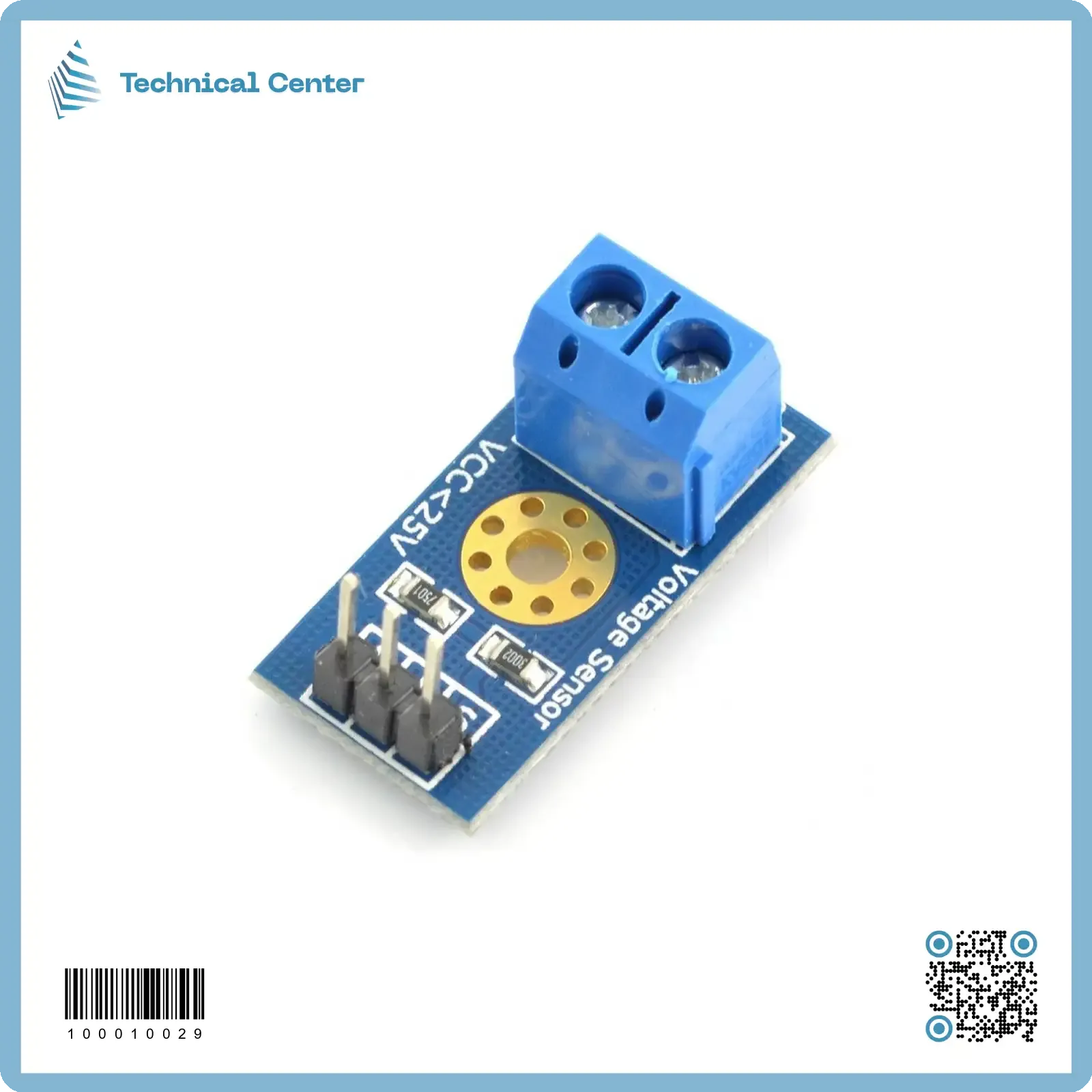 حساس فولتية V(0-25)(voltage sensor )