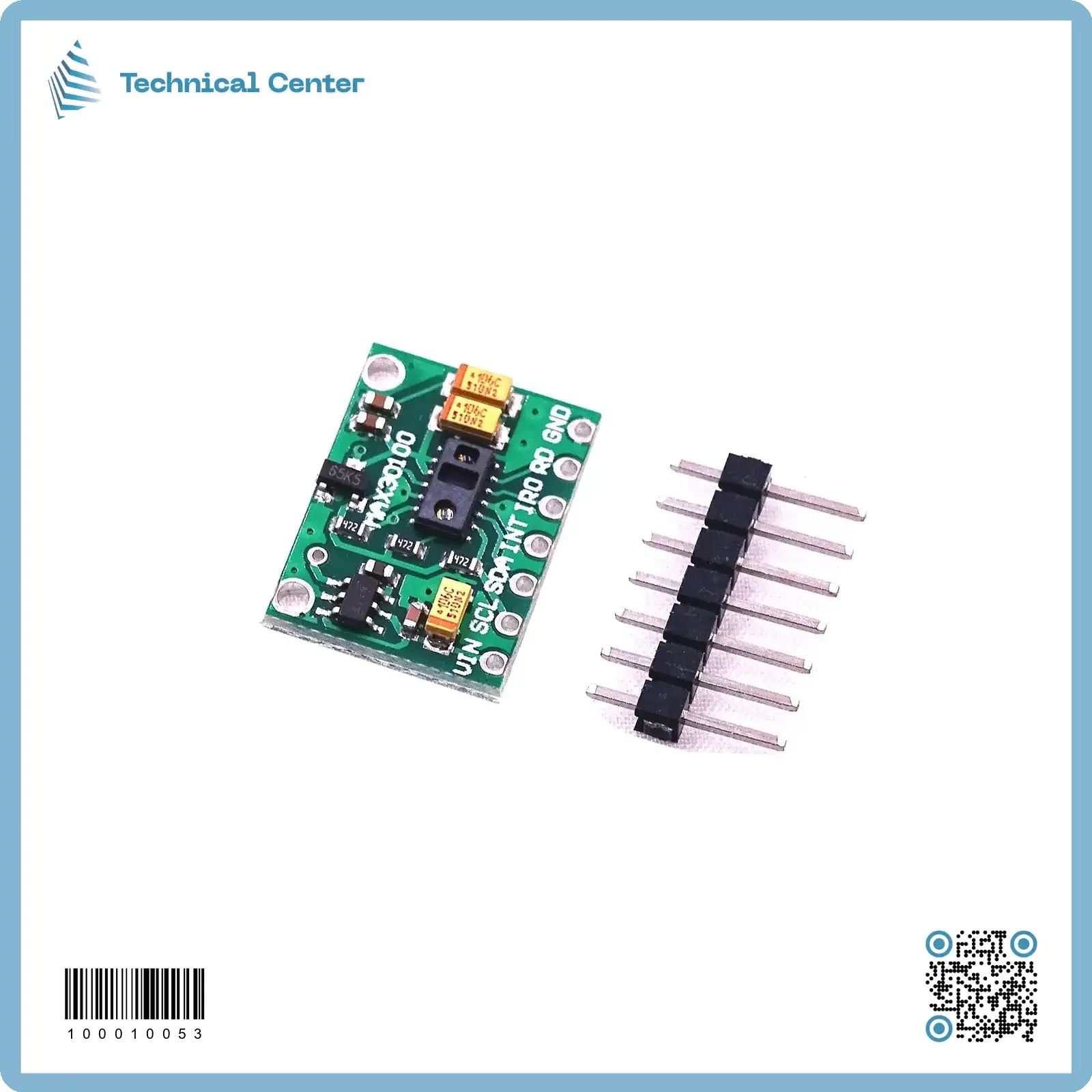 حساس نبضات القلب(green MAX30100)