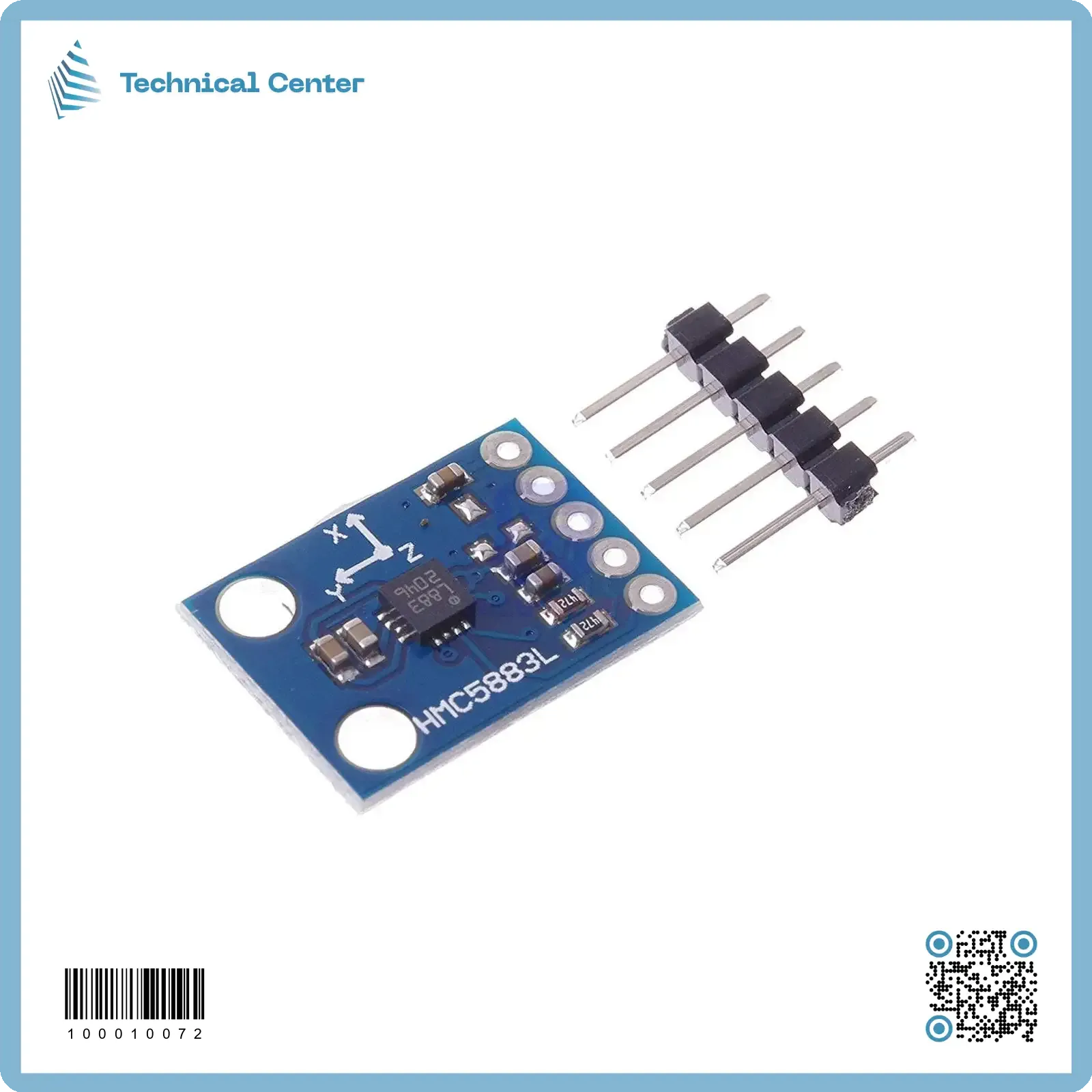 حساس بوصلة 3 محاور(GY-273HMC5883L)