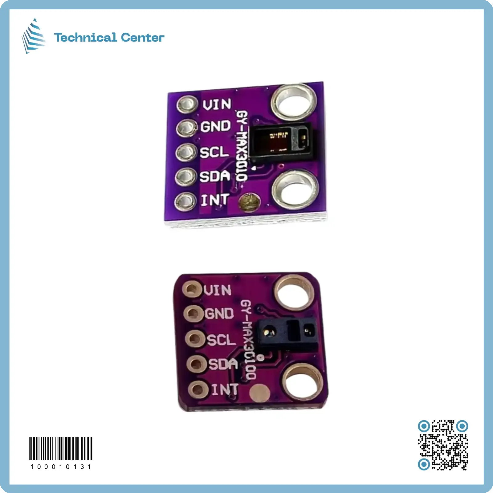 حساس نبضات القلب(purple MAX30100)