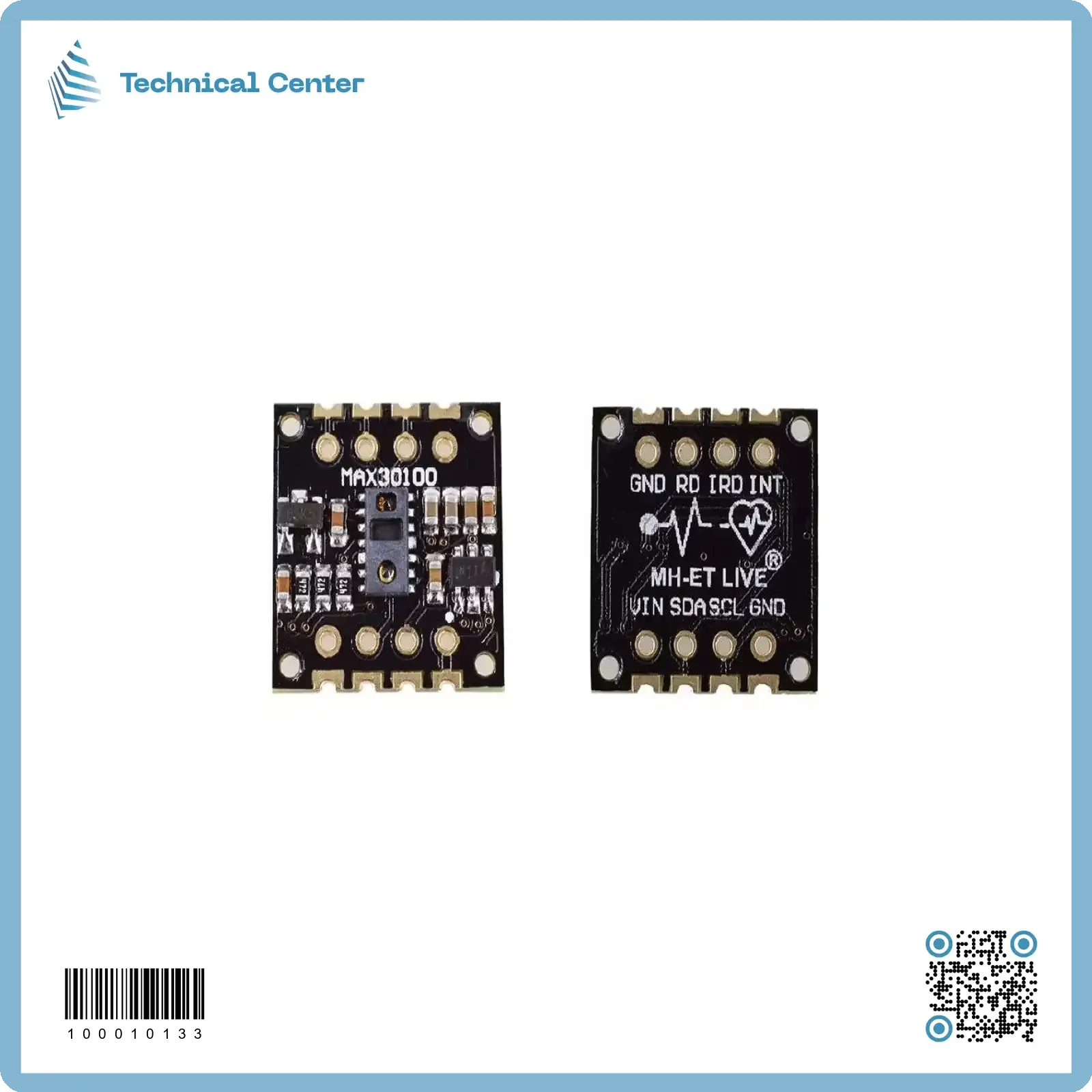 حساس نبضات القلب(black MAX30100)