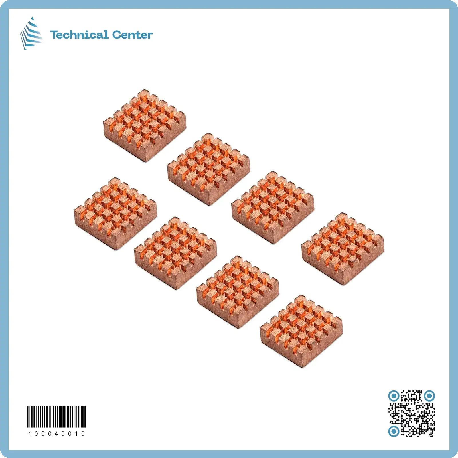 هيت سنك نحاسmm(12X12X4)