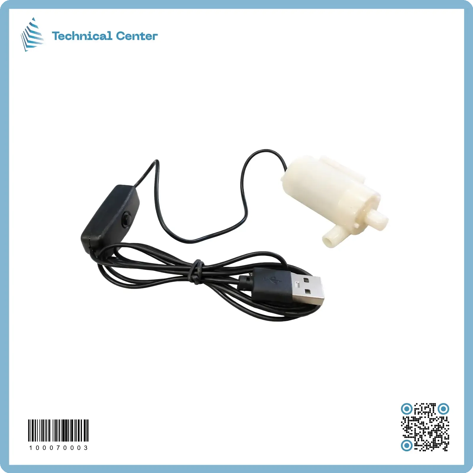 DC water pump-USB+switch-1