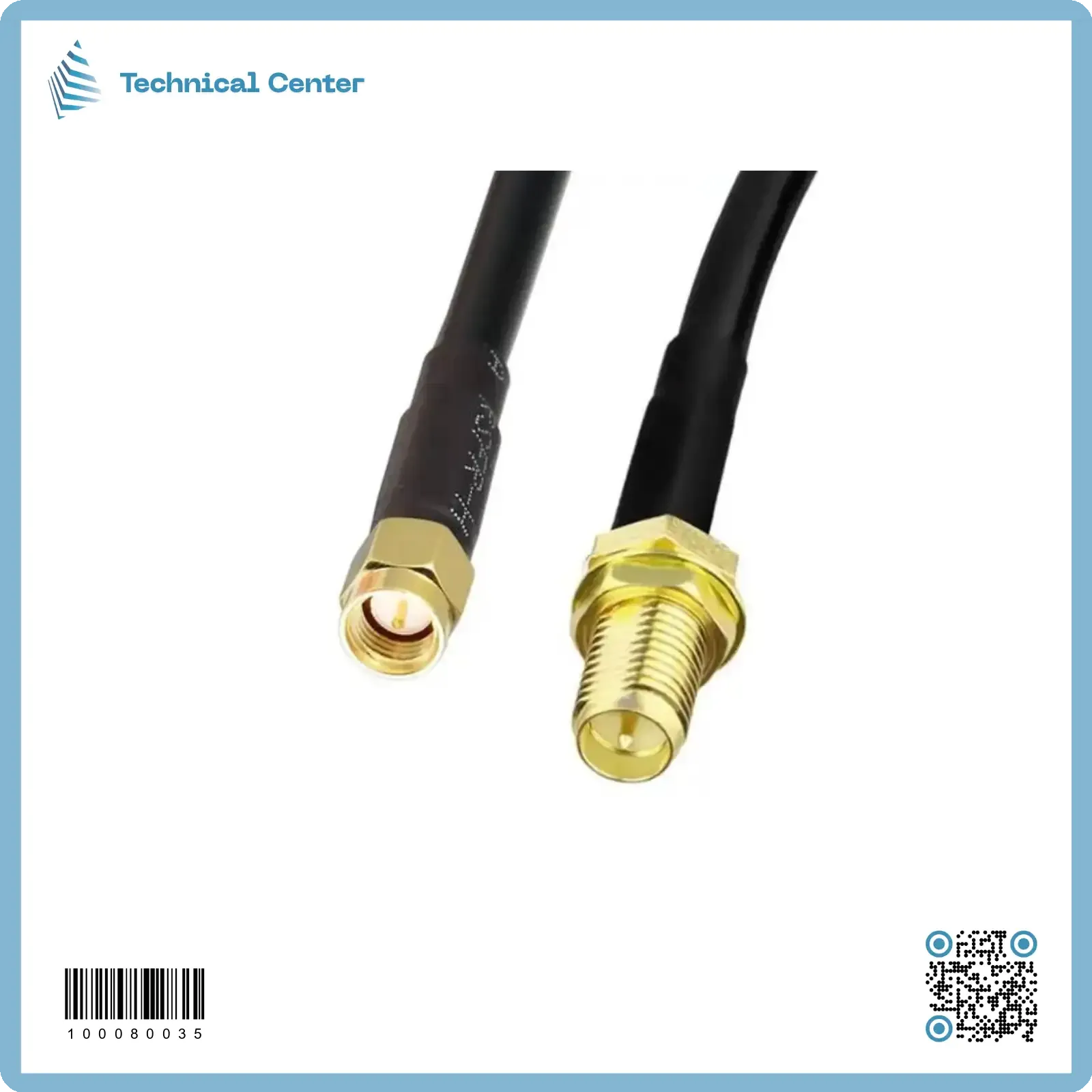 com-SMA-0.12m cable (m+m)(f+m)