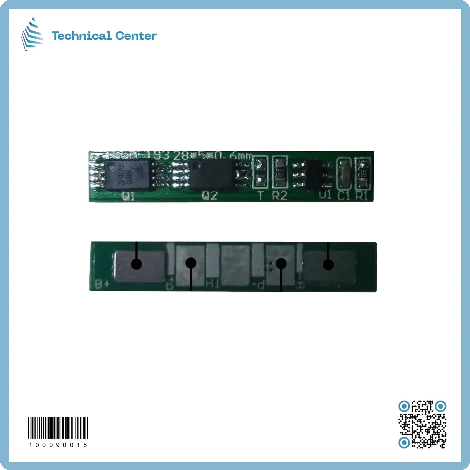 منظم شحن بطارية (BMS-3A)(1X3.7V)