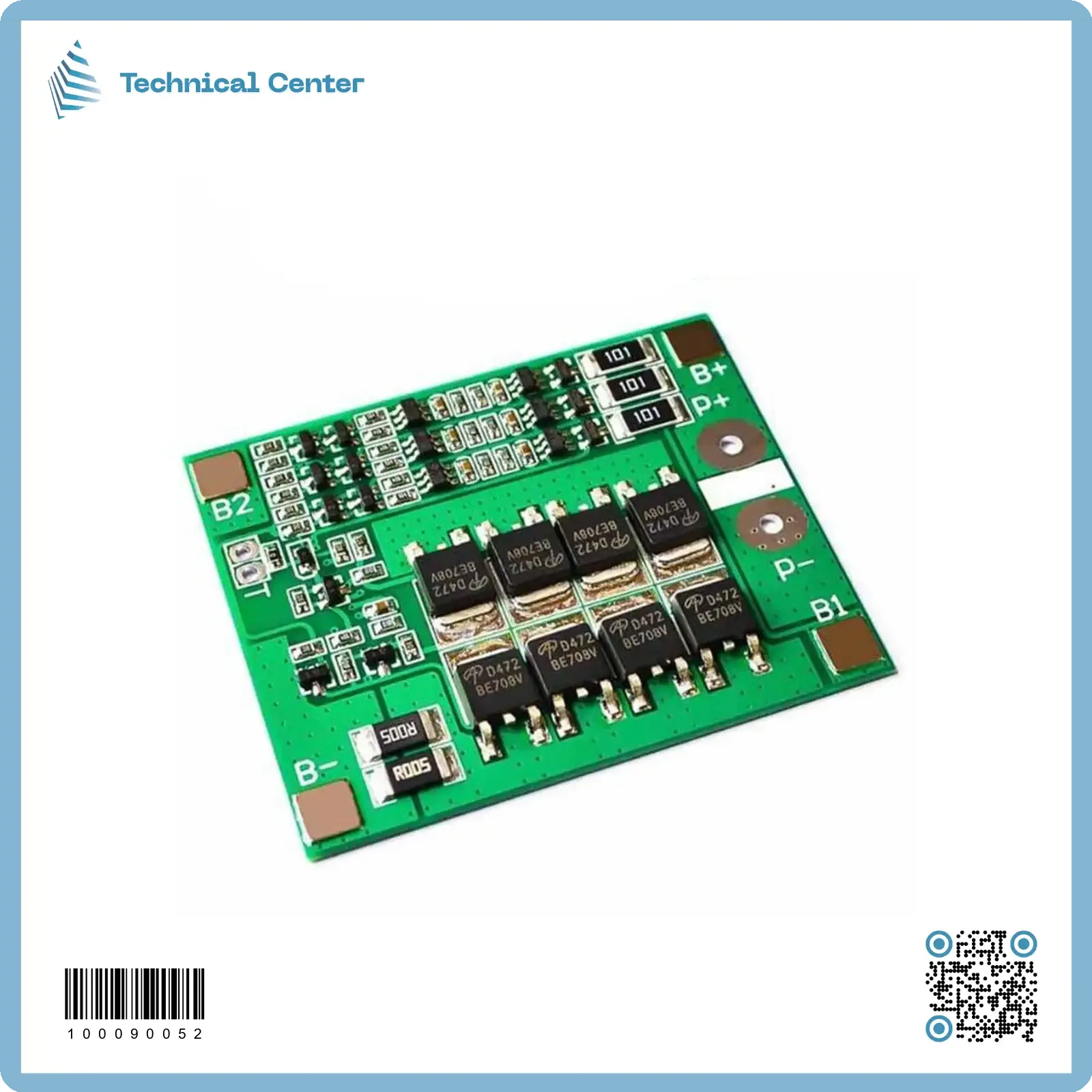 منظم شحن بطارية (BMS-25A-11.1V-12.6V)(3X3.7V)