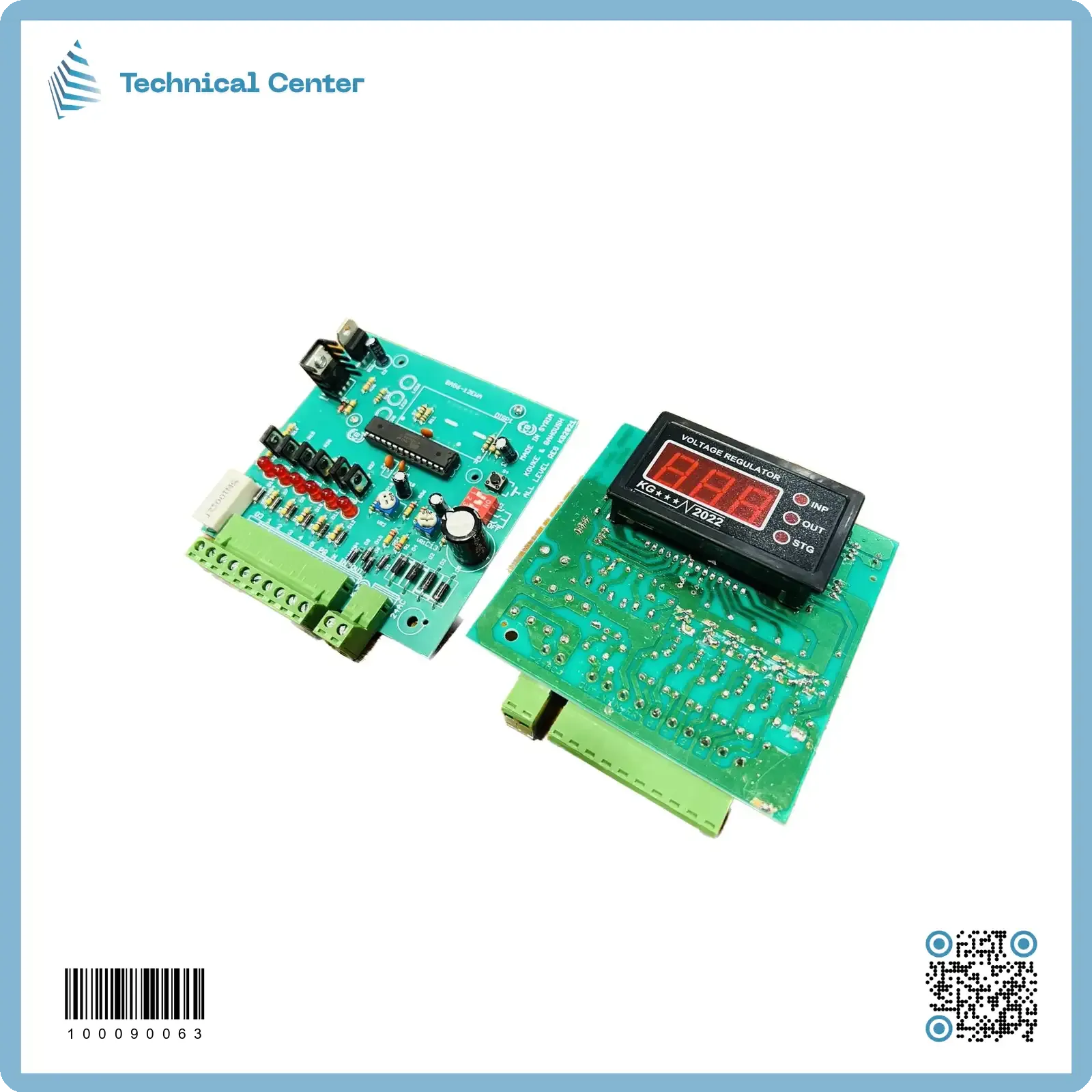 كارت فولتاج مبرمج (5KVA-60KVA)(24VAC-24VDC)رقم(15)