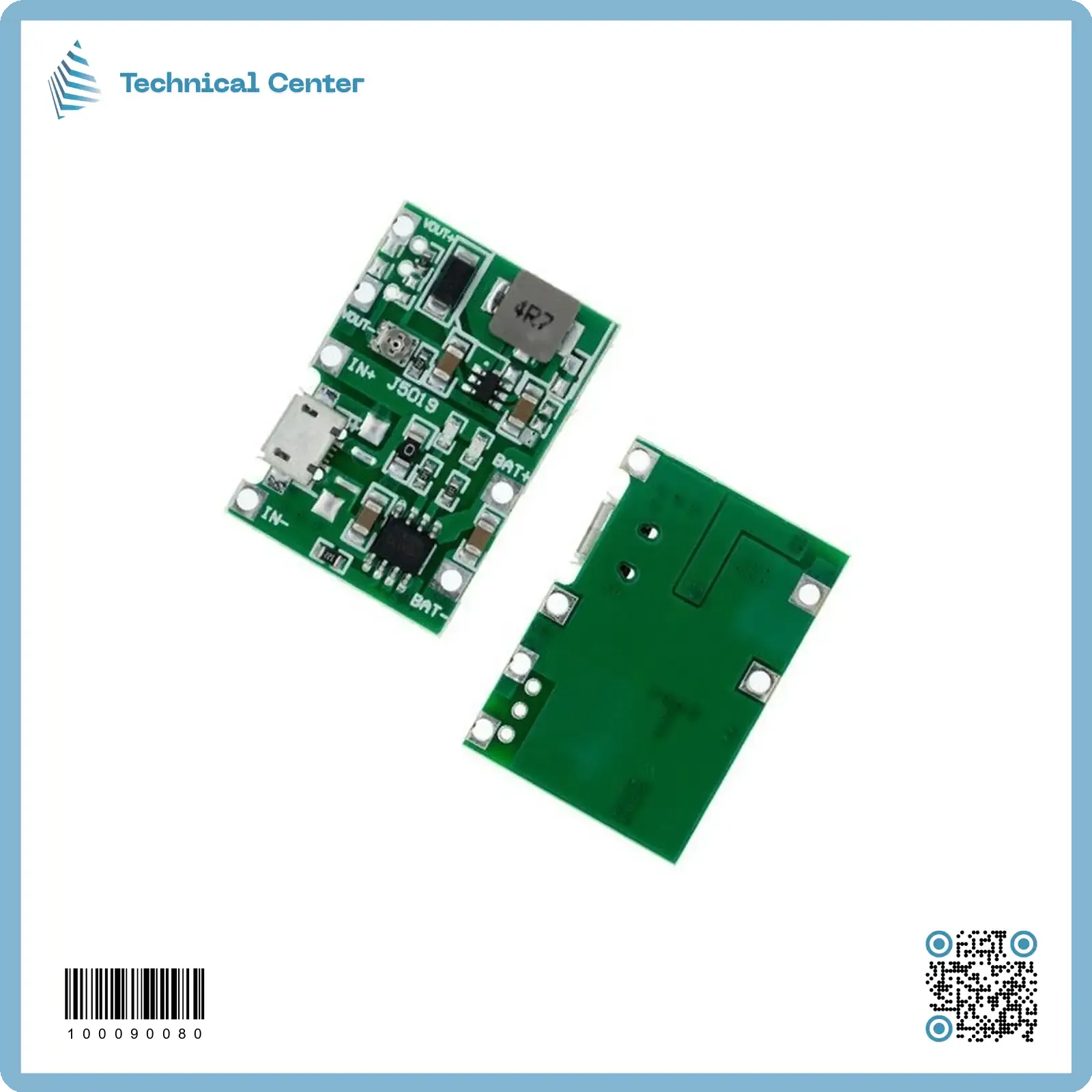 منظم شحن BMS+step up-TP 4056