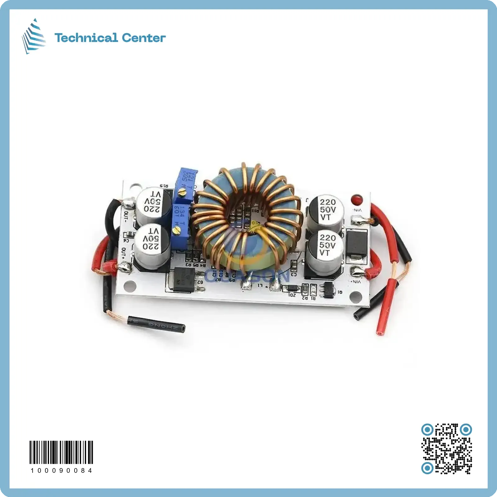 (I B)step up (DC-DC)(8.5-48)V-10Aرافع فولتية