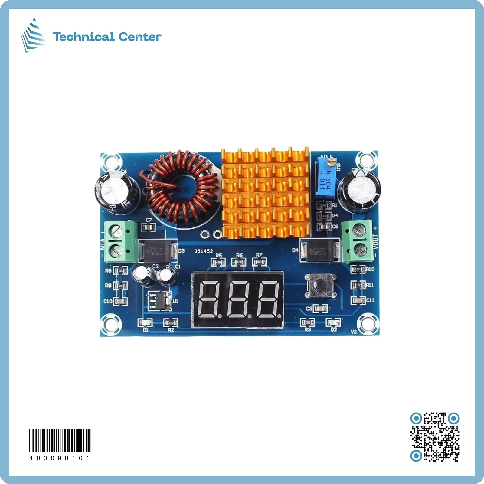 (I B)step up (XH-M411)(3V-35V-5A) رافع فولتية