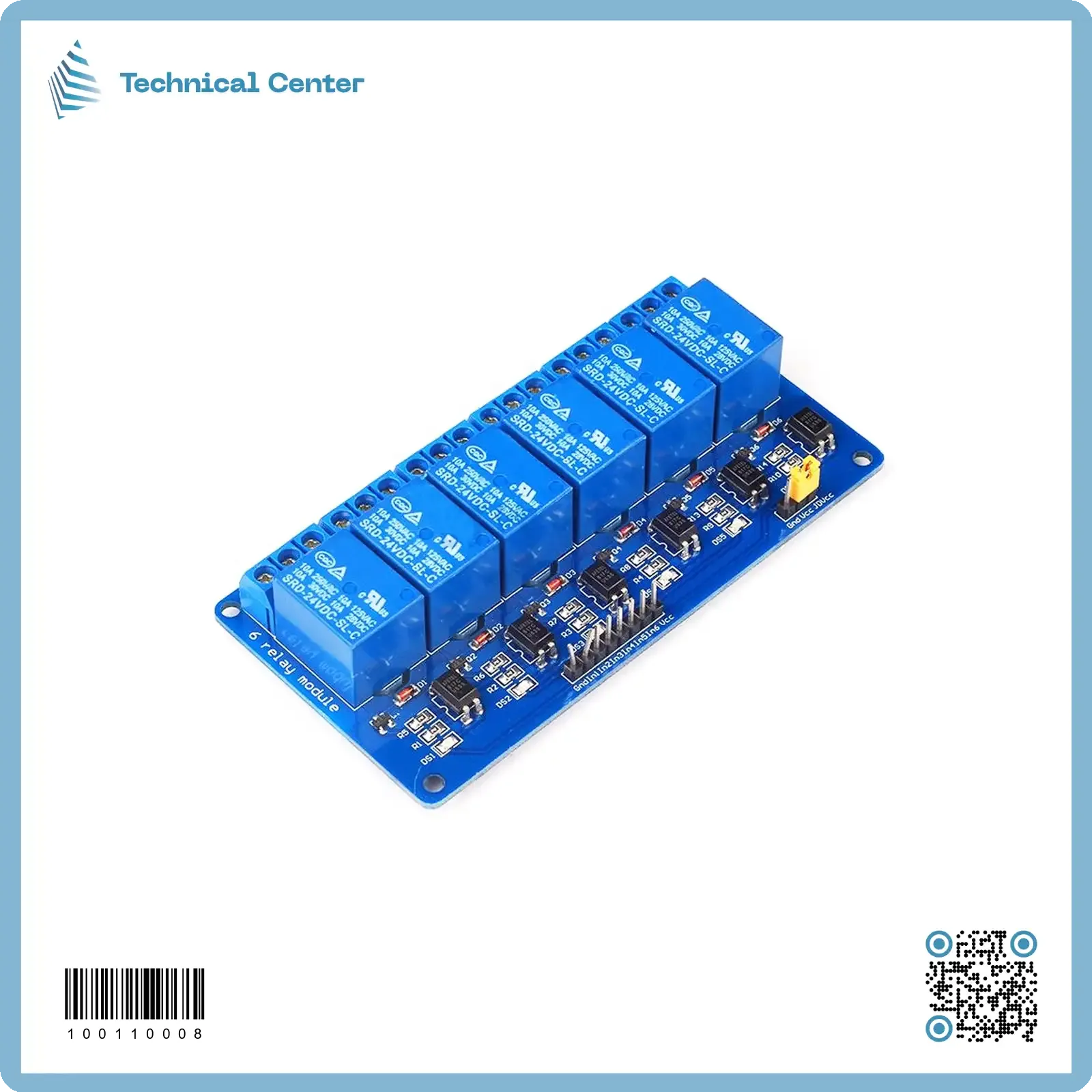 6 channel relay module-5V