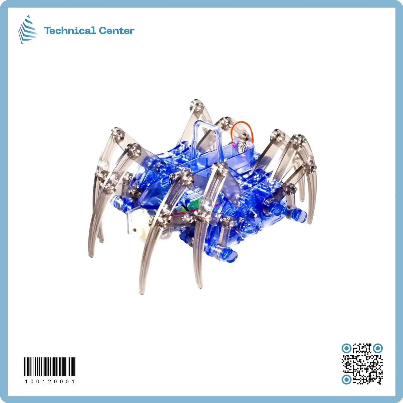 diy spider robot(بلاستيك)