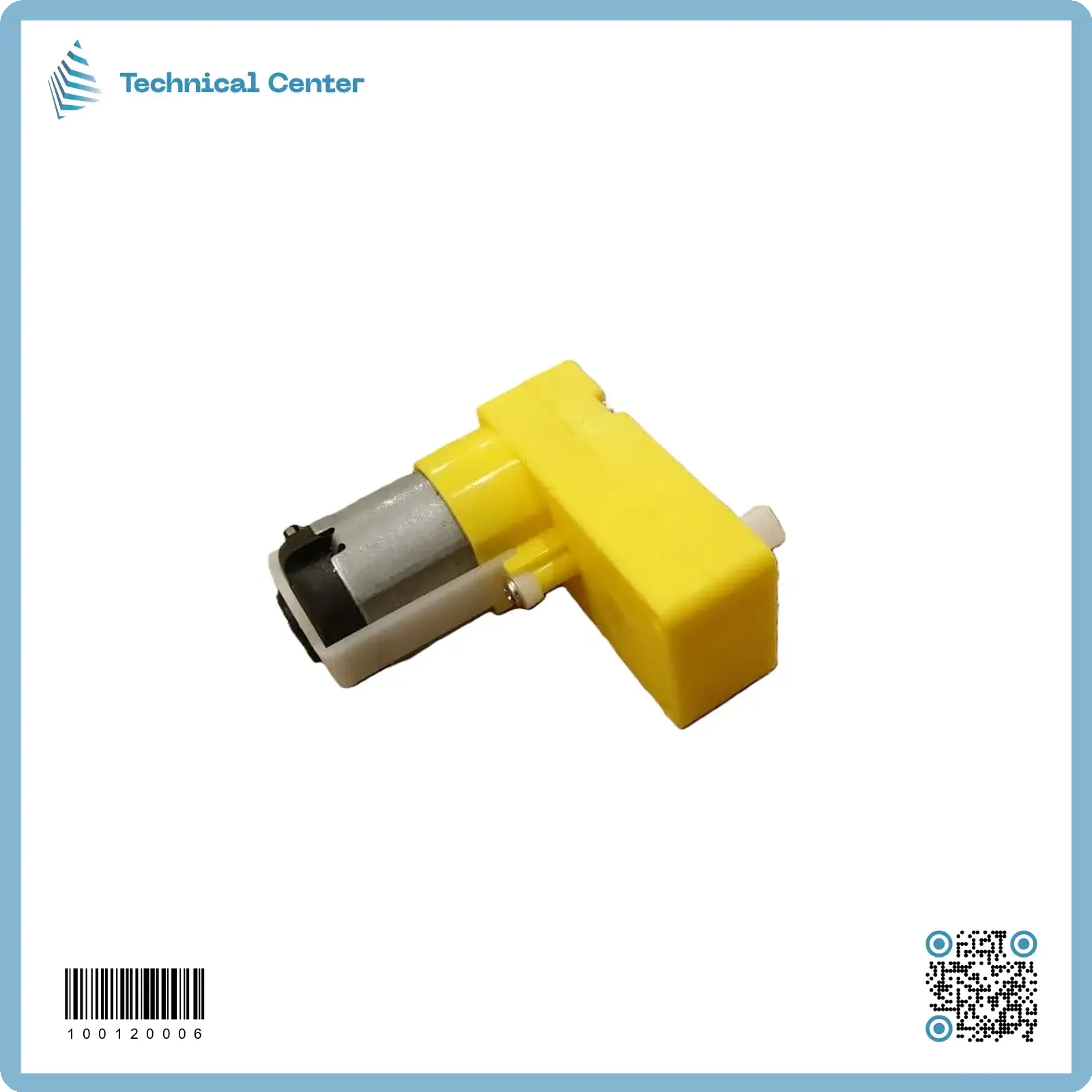 robot-90° yellow motor for tire