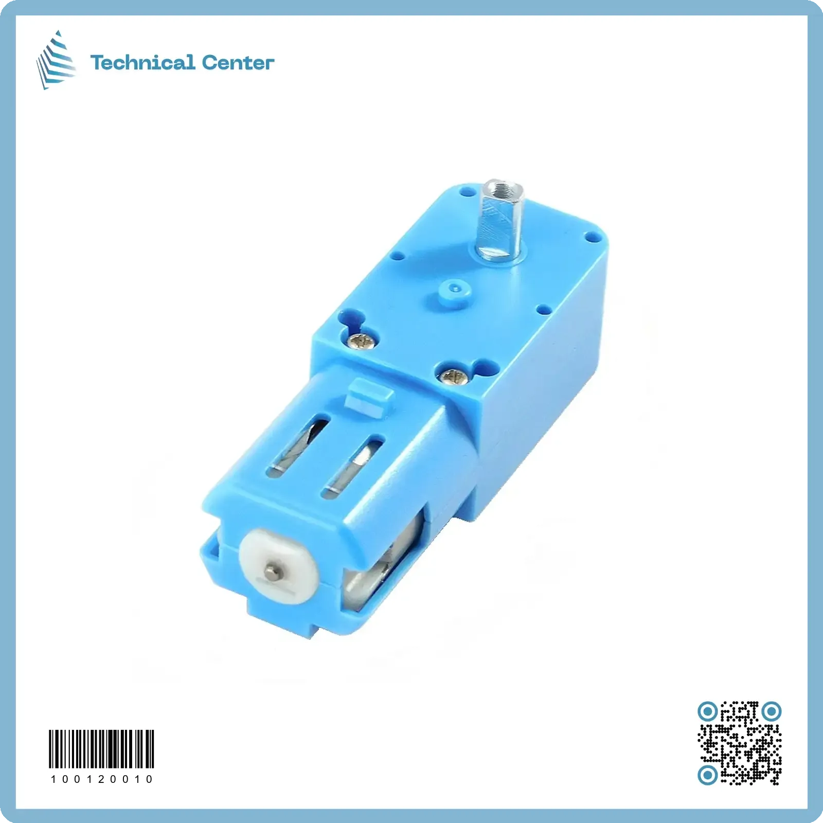 robot-180° blue motor for tire